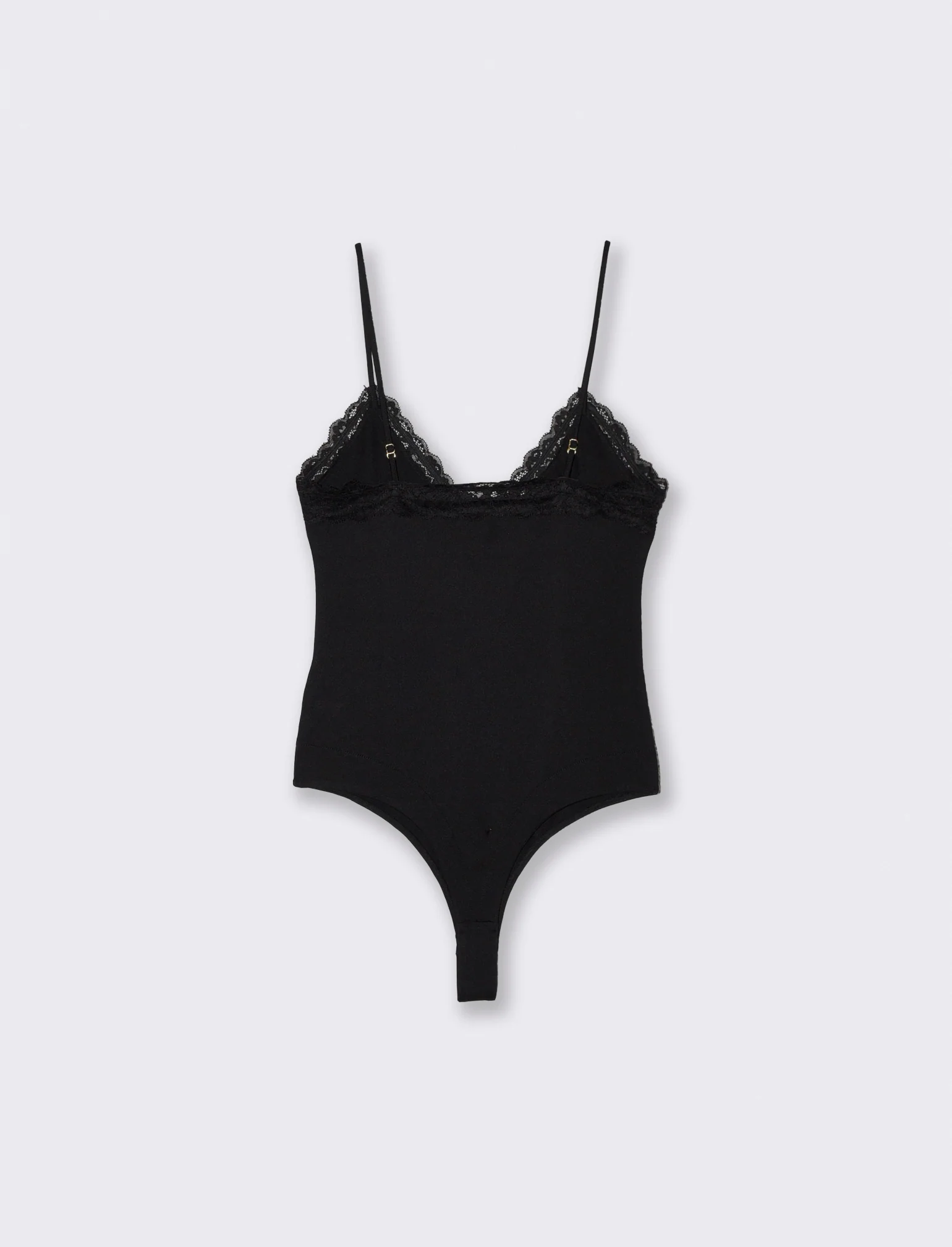 BODY CON PIZZO - Nero - Image 2
