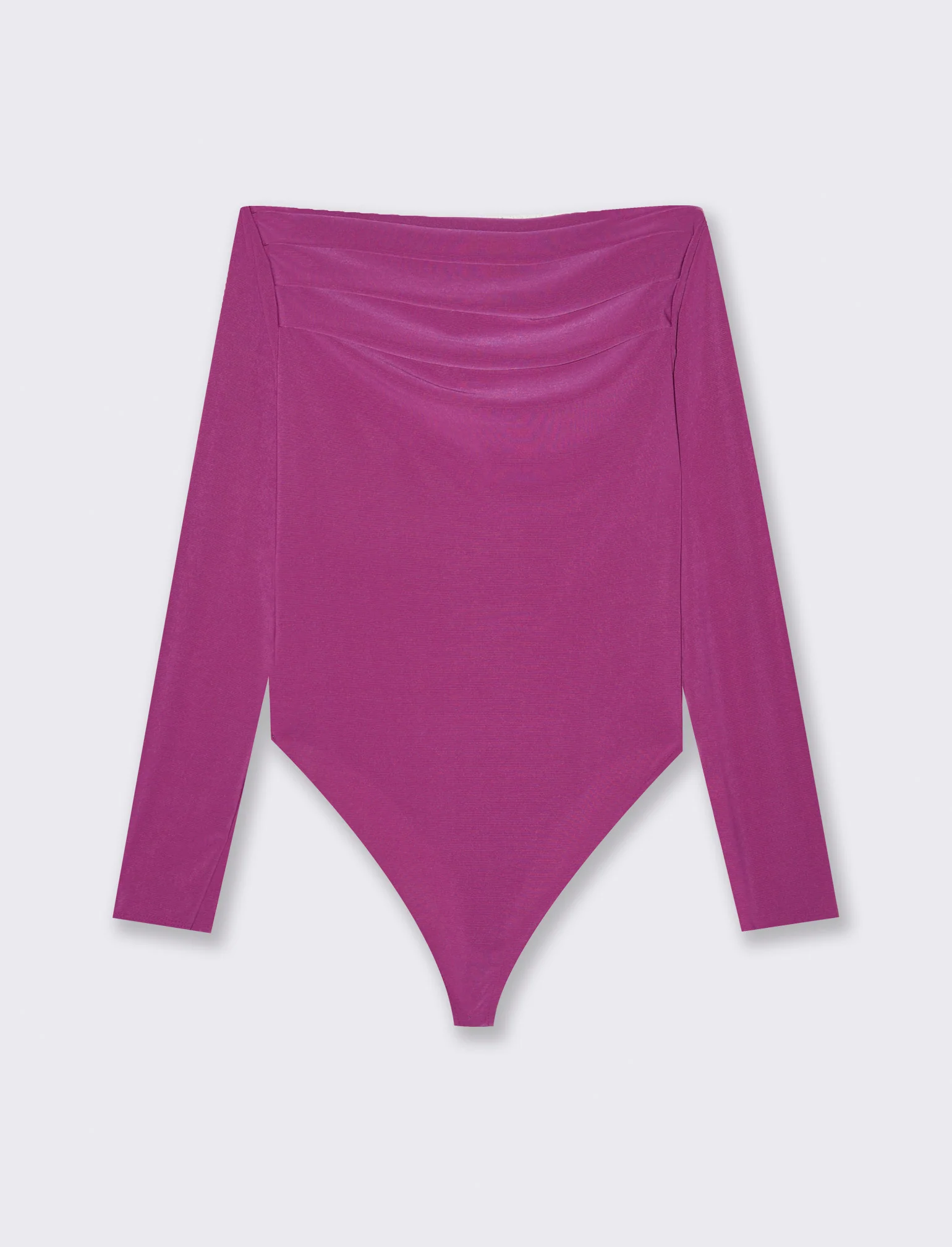 Body con scollo a barca - Fuxia - Image 4