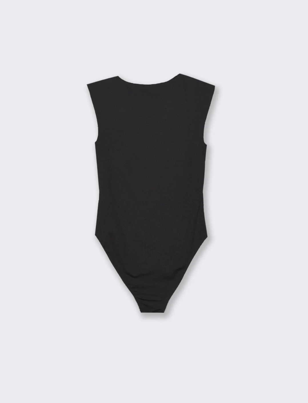 BODY GIROMANICA CON SCOLLO QUADRATO - Nero - Image 2