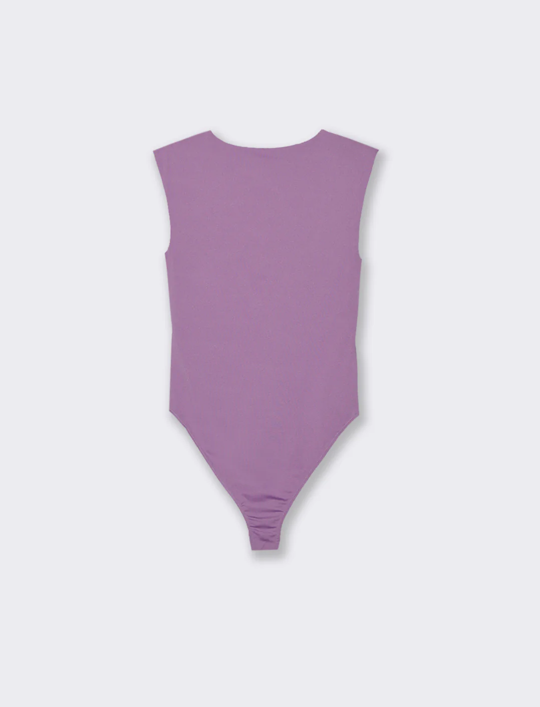 BODY GIROMANICA CON SCOLLO QUADRATO - Viola malva