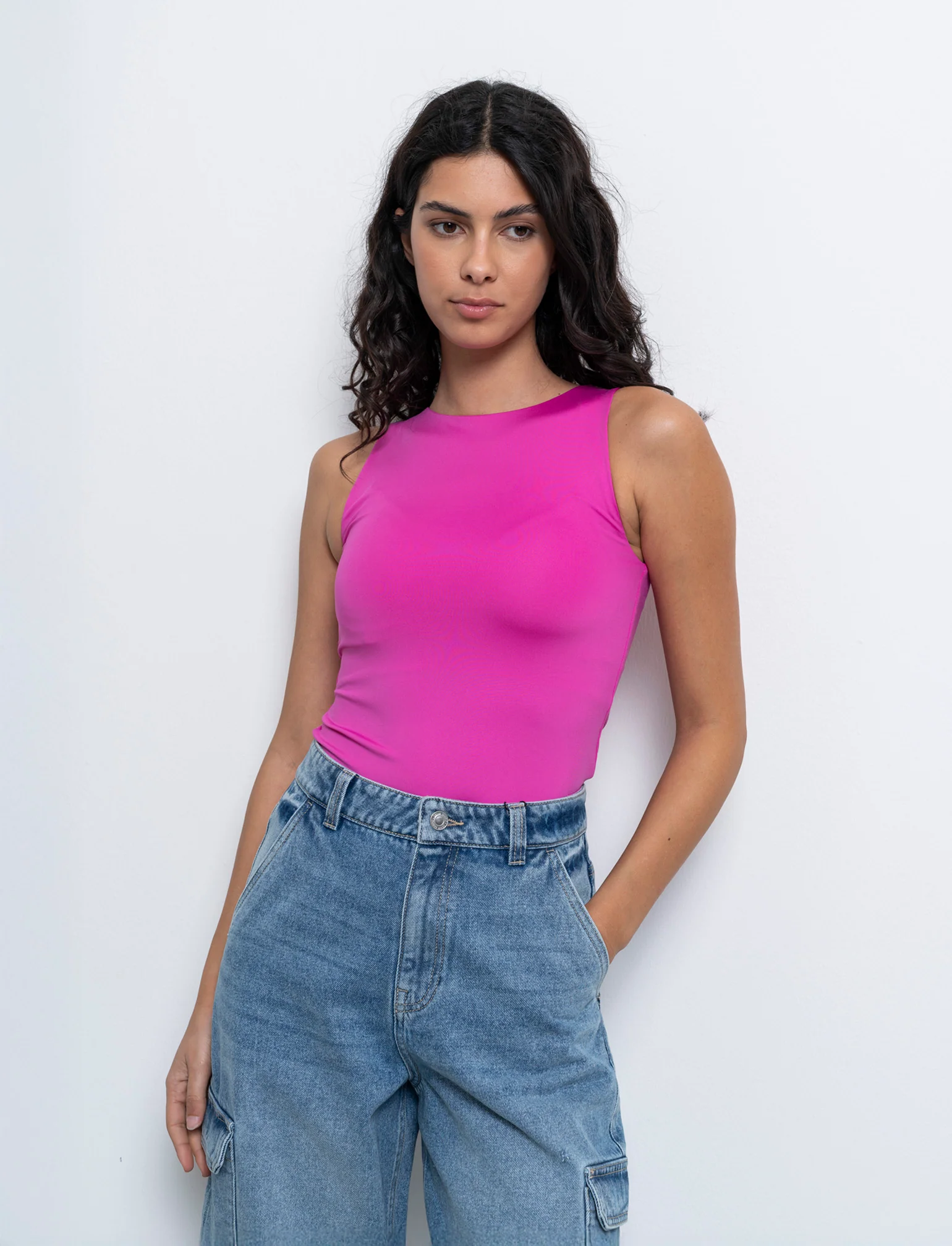 Body giromanica da donna - Fuxia - Image 3