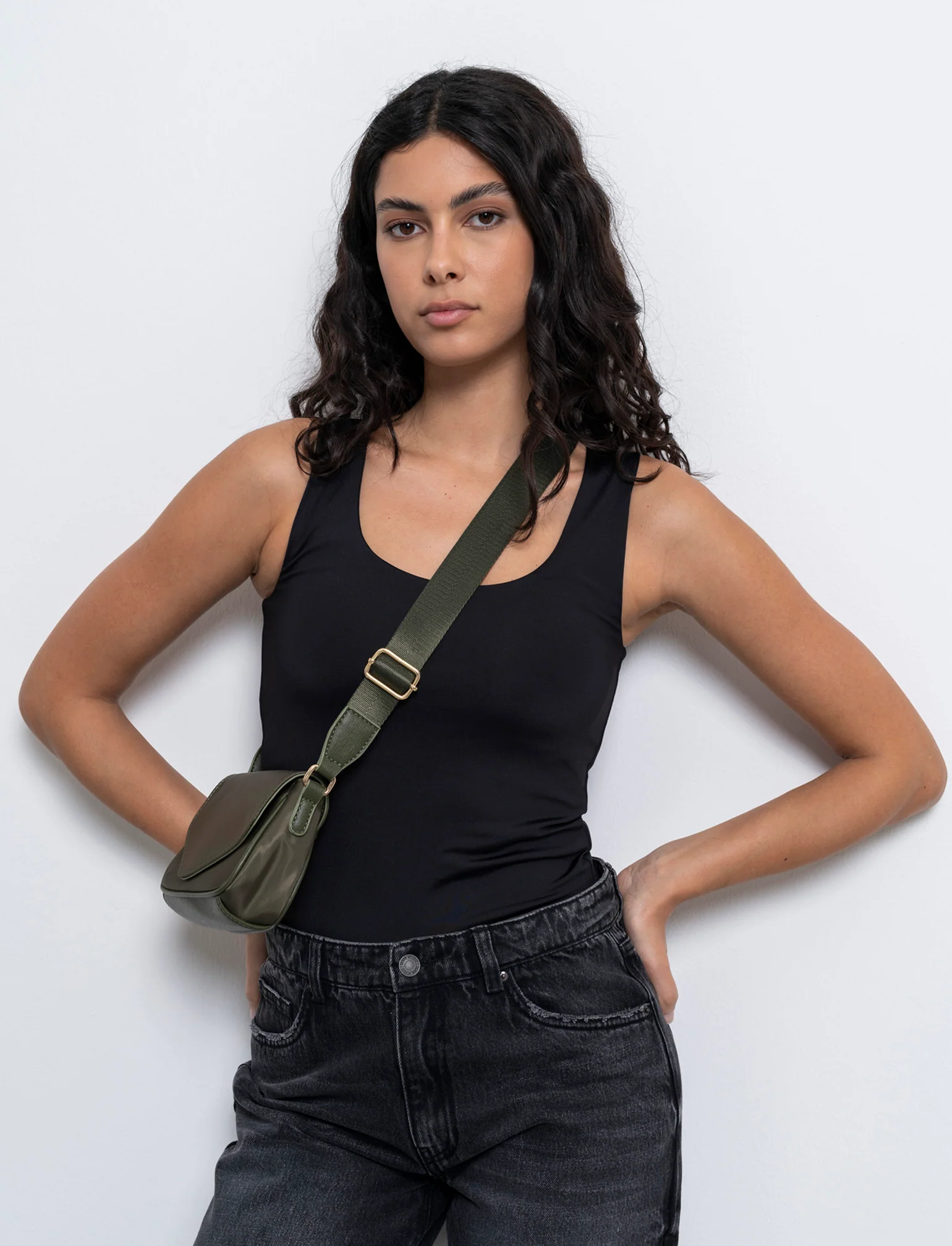 Body giromanica da donna - Nero - Image 3