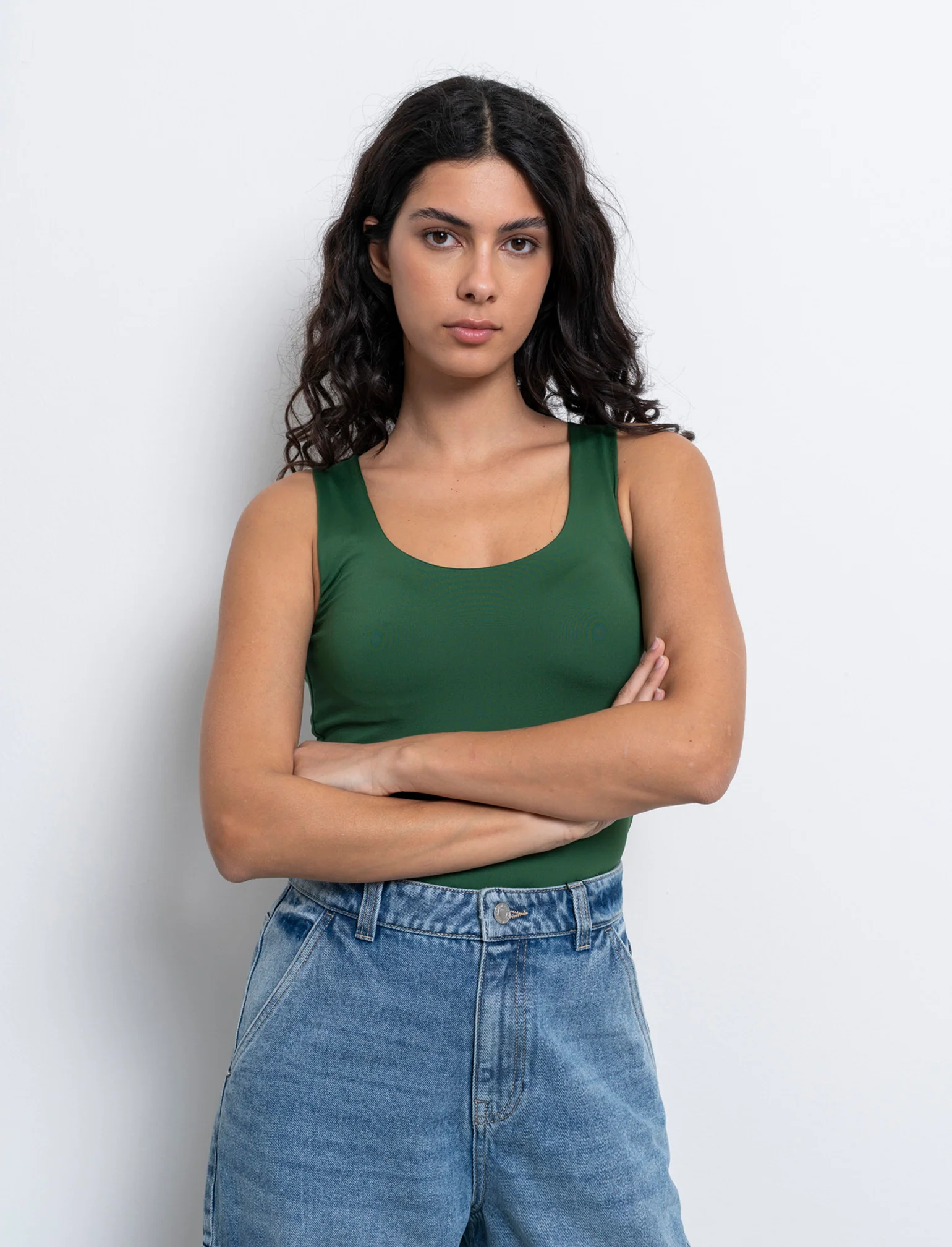 Body giromanica da donna - Verde - Image 3