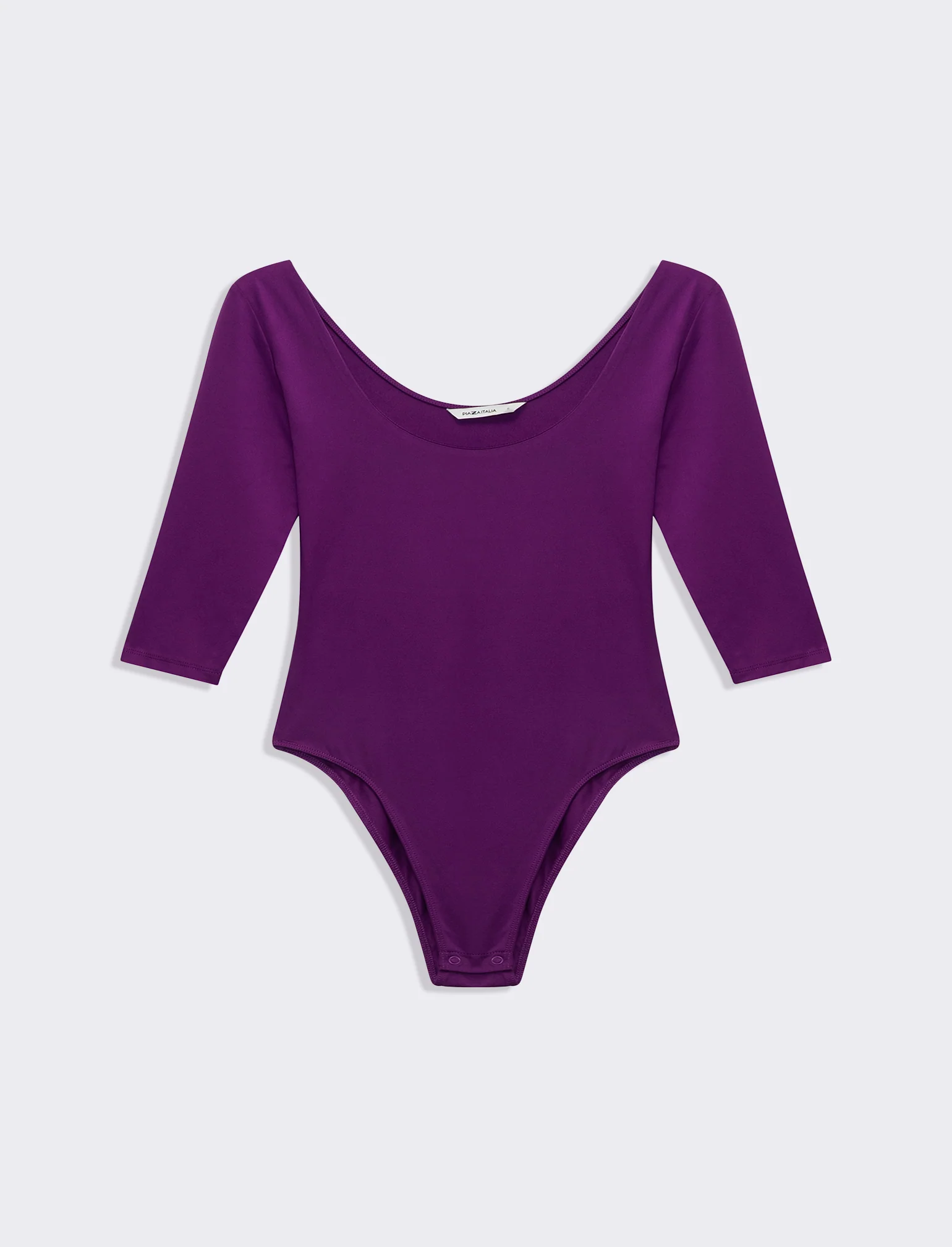 Body mezzamanica da donna - Viola