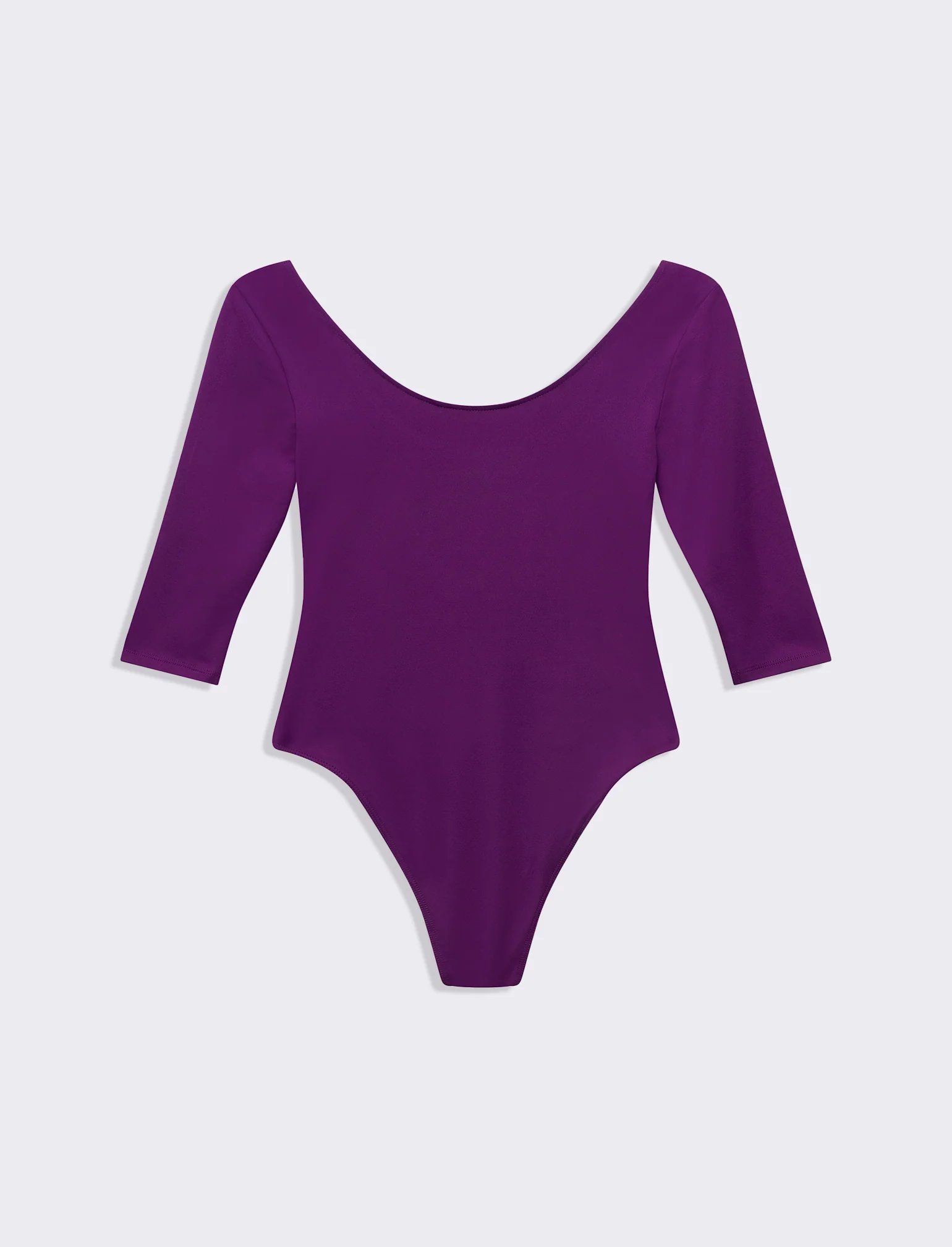Body mezzamanica da donna - Viola - Image 2