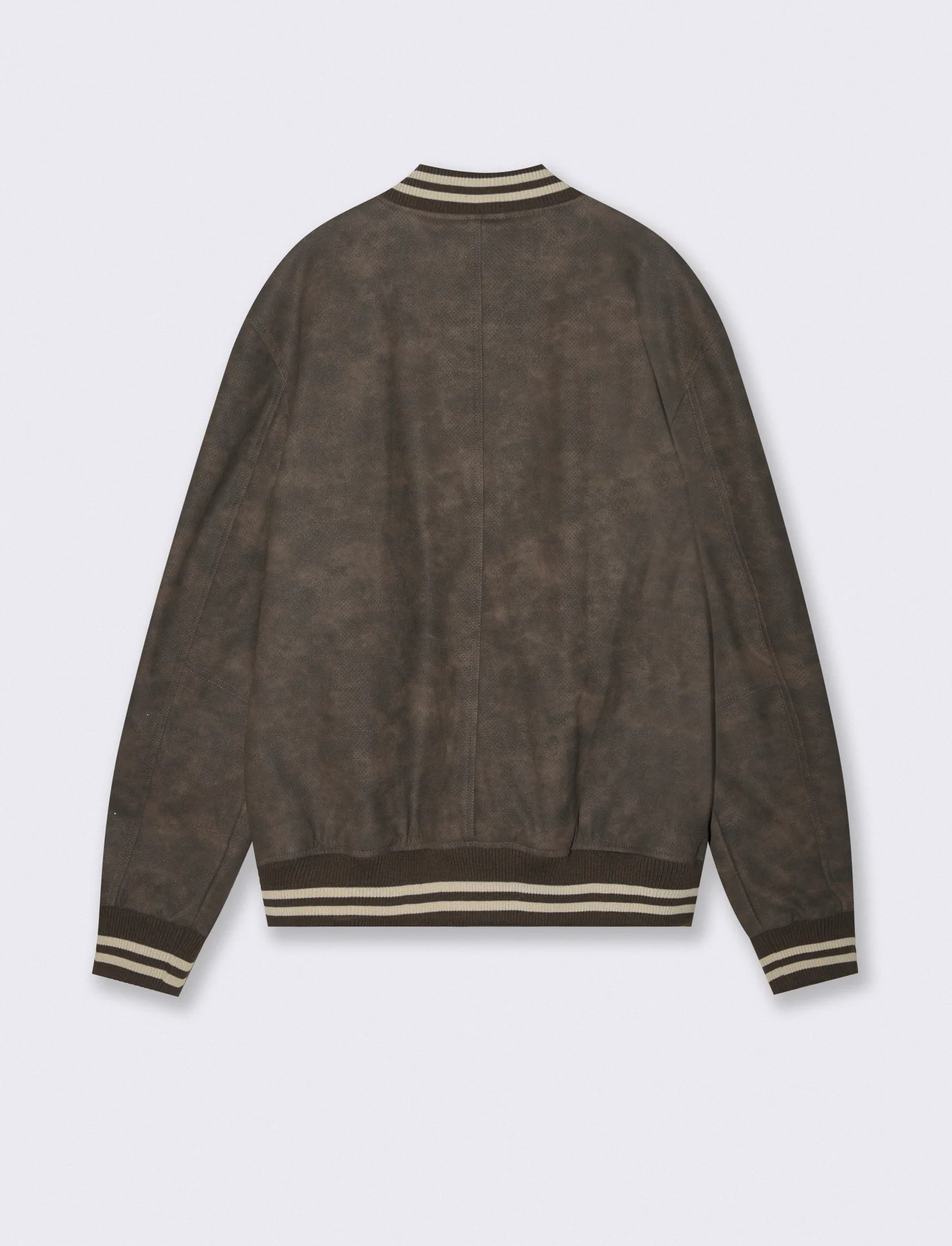 Bomber Maltinto Effetto Nabuk con Patch - Moro - Image 5