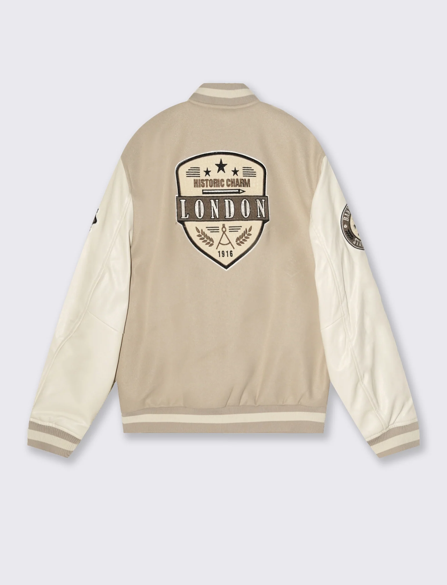 BOMBER VARSITY - Beige - Image 2