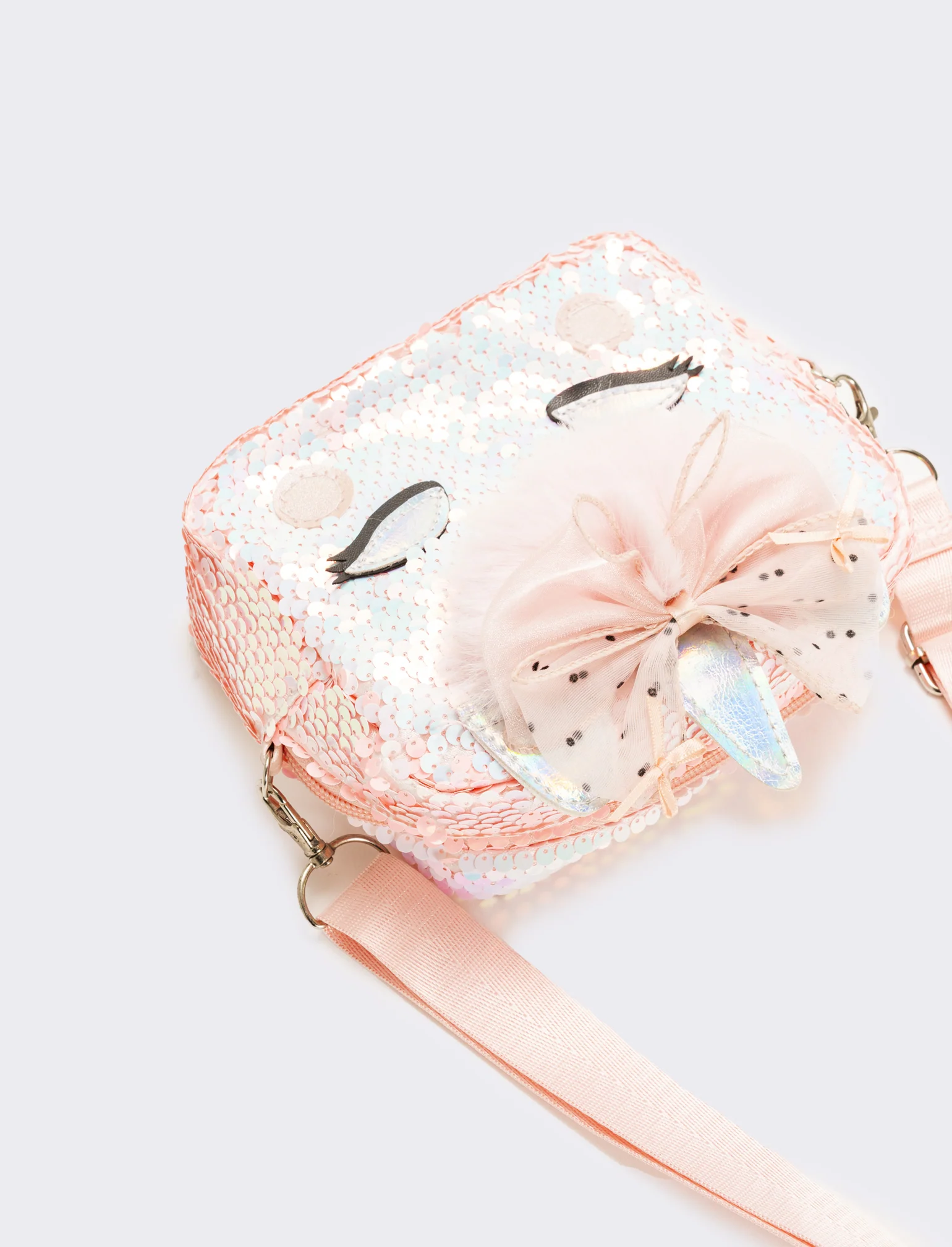 Borsa bambina a tracolla con unicorno - Rosa - Image 2