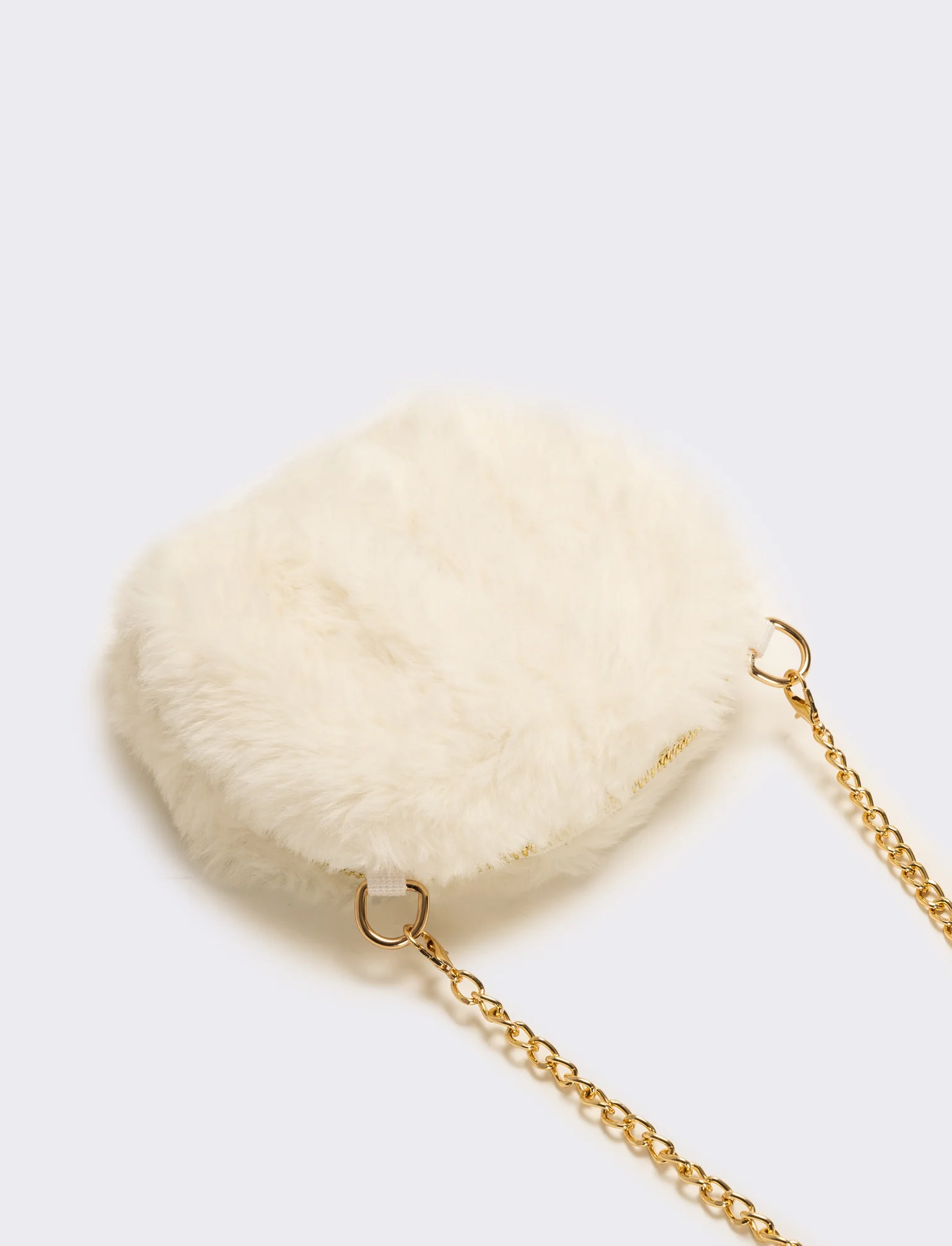 Borsa bambina finta pelliccia coniglietto - Bianco - Image 2