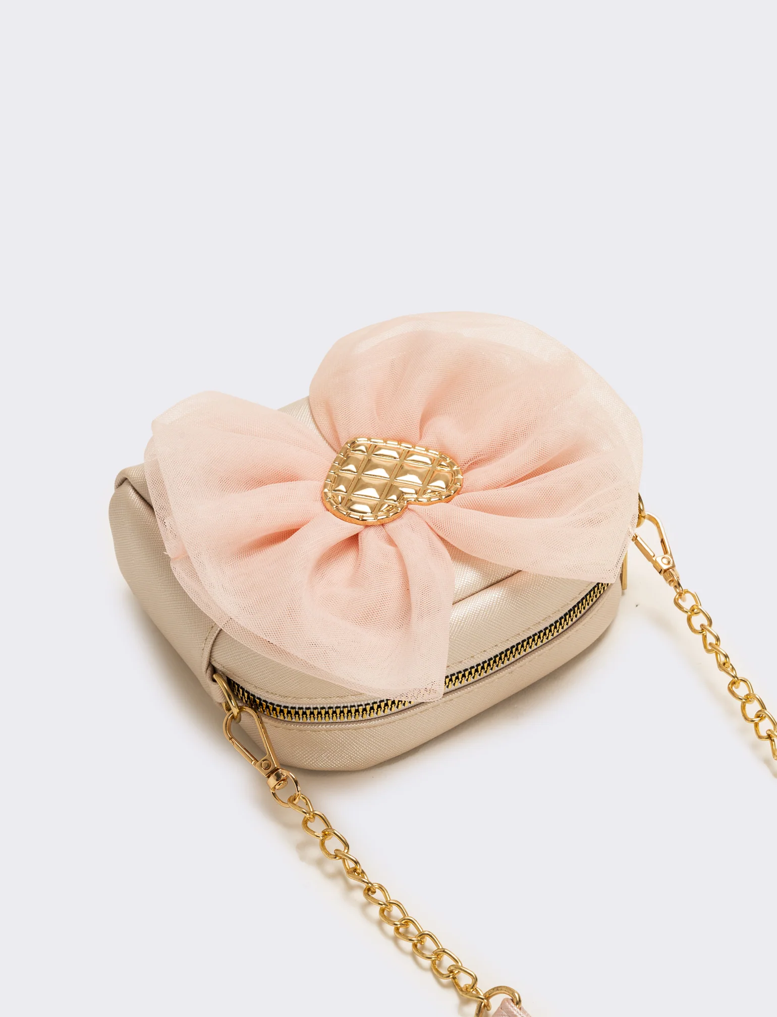 Borsa bambina tracolla con fiocco - Rosa - Image 2
