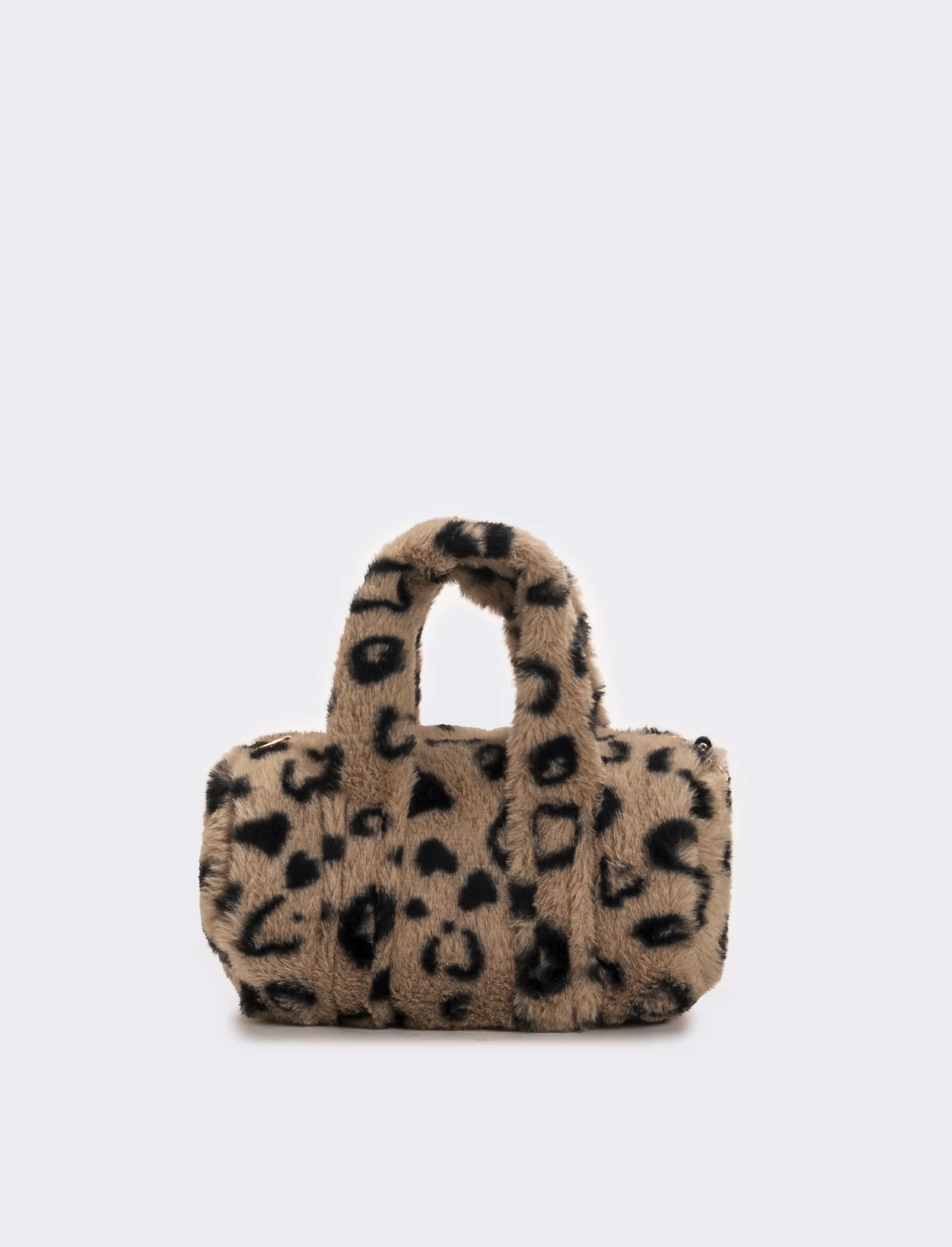Borsa bauletto in finta pelliccia bambina - Leopardato