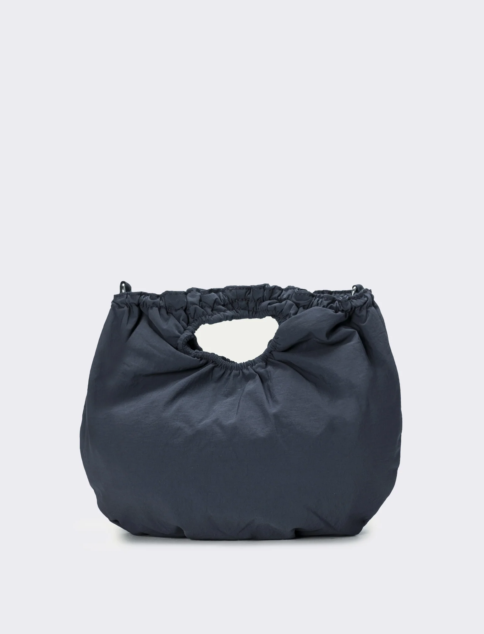 Borsa donna con manico arricciato - Denim
