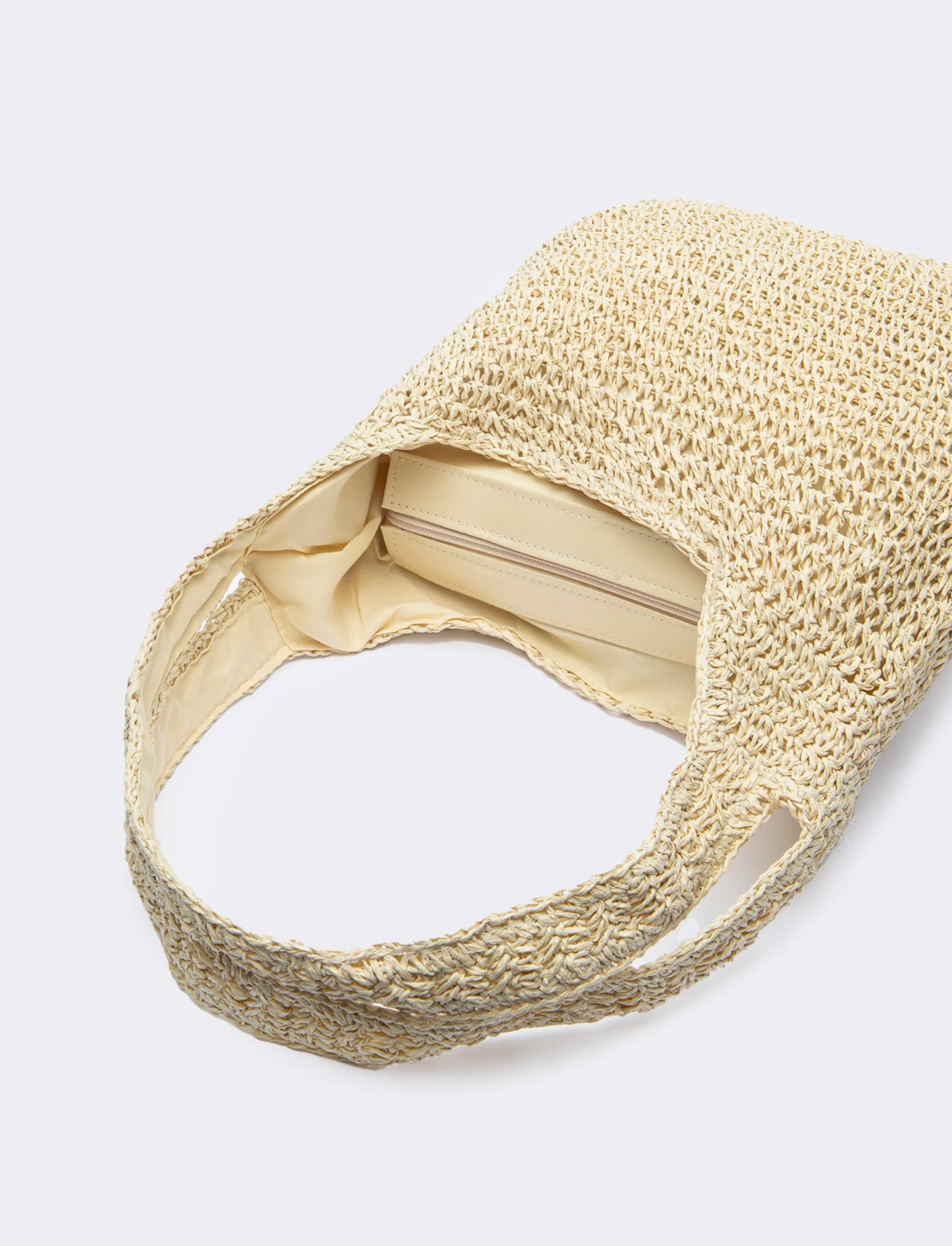 Borsa donna sacca in carta - Bianco natural - Image 2