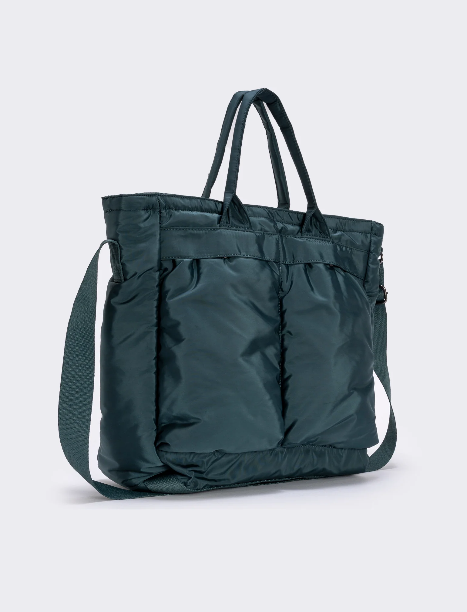 Borsa lavoro uomo nylon con tasche pratiche - Verde - Image 2