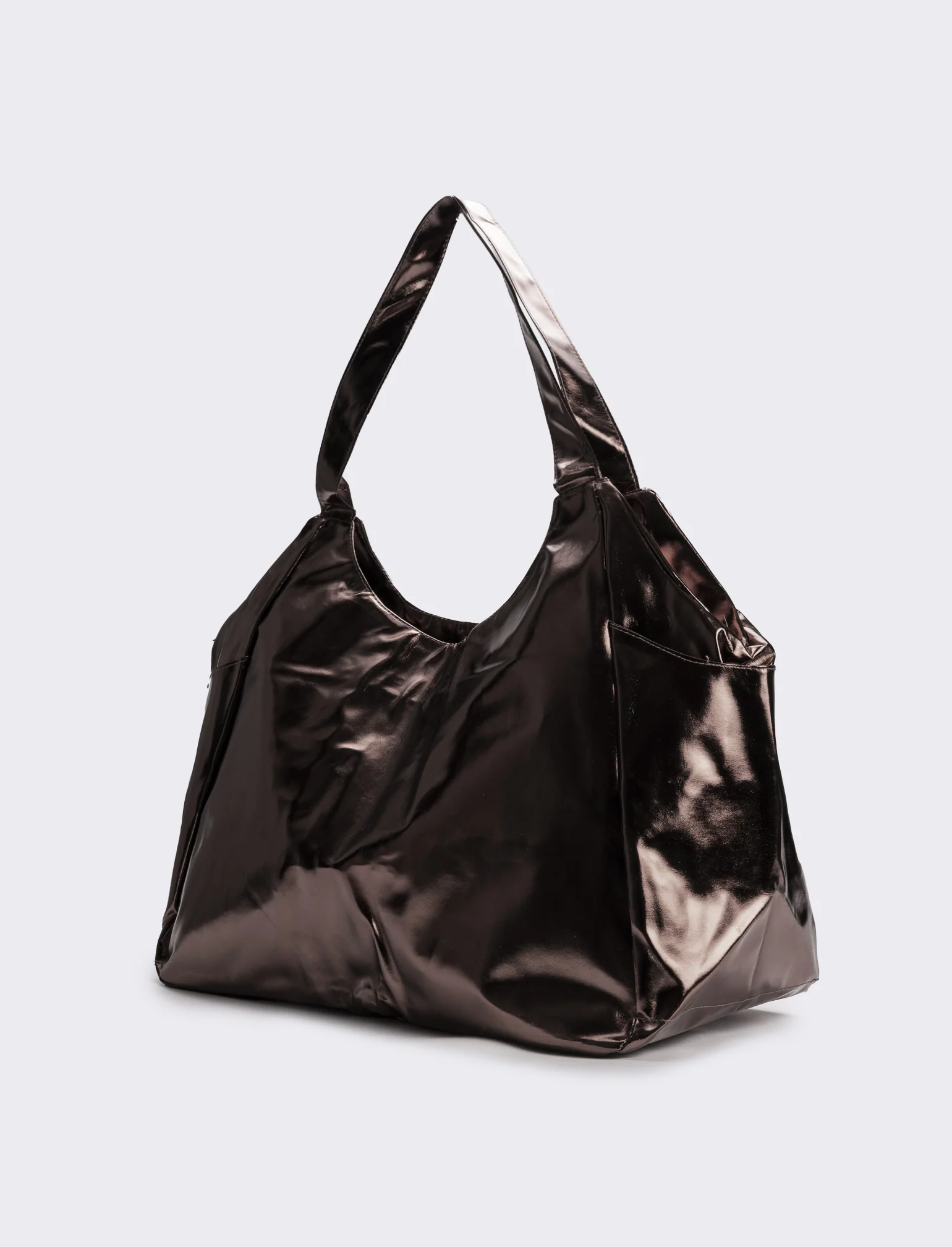 Borsa mare donna da spalla due manici - canna di fucile - Image 2