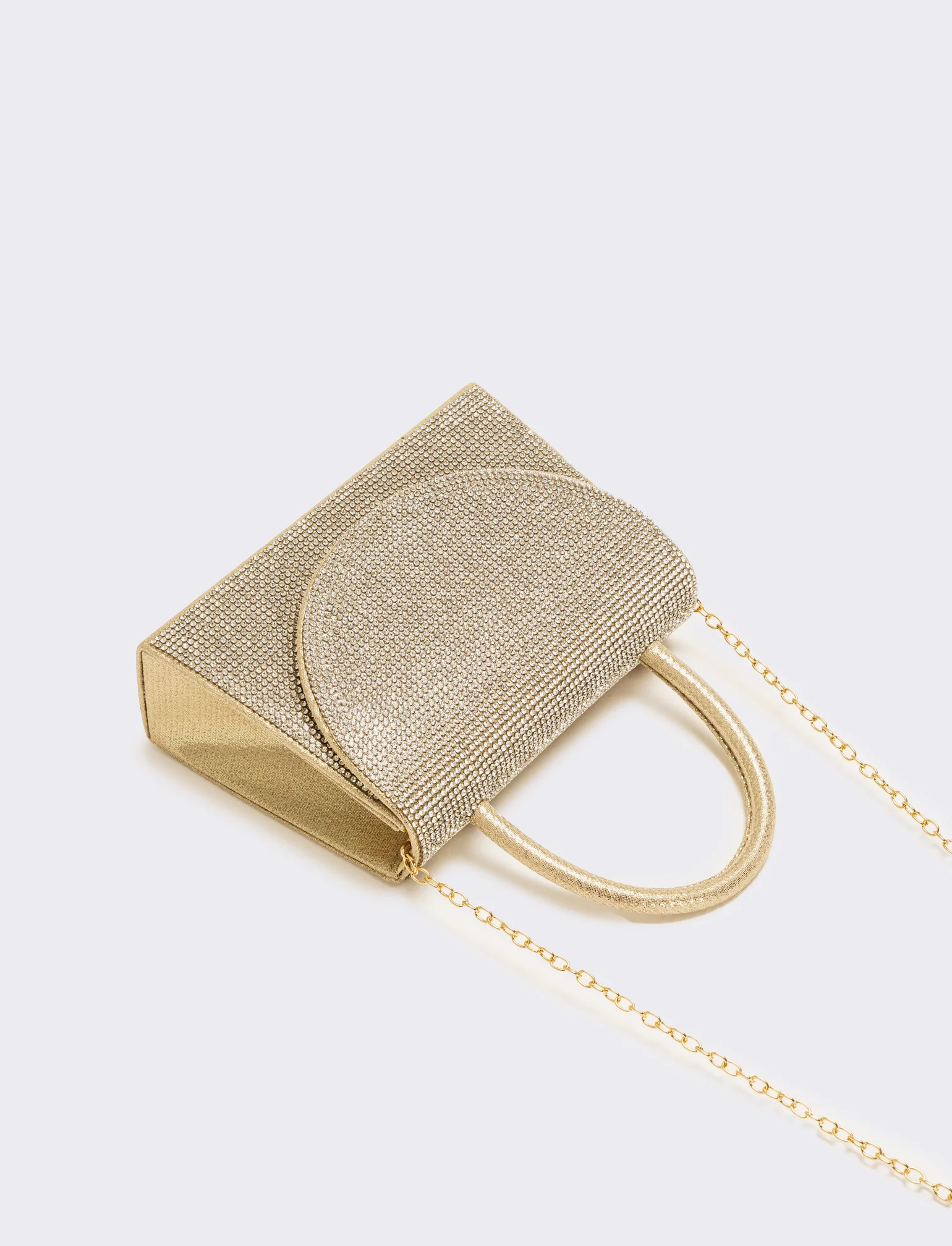 Borsa party donna con strass - Oro - Image 2