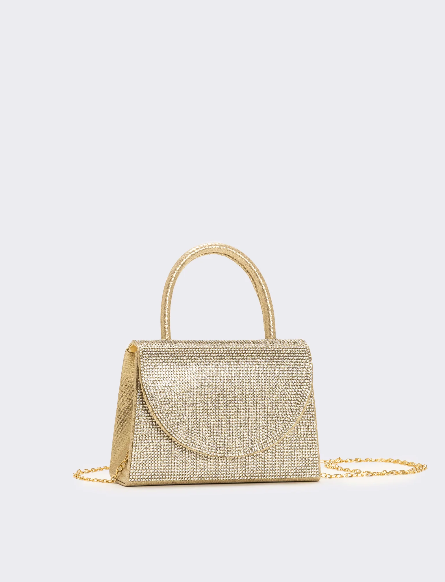 Borsa party donna con strass - Oro - Image 3