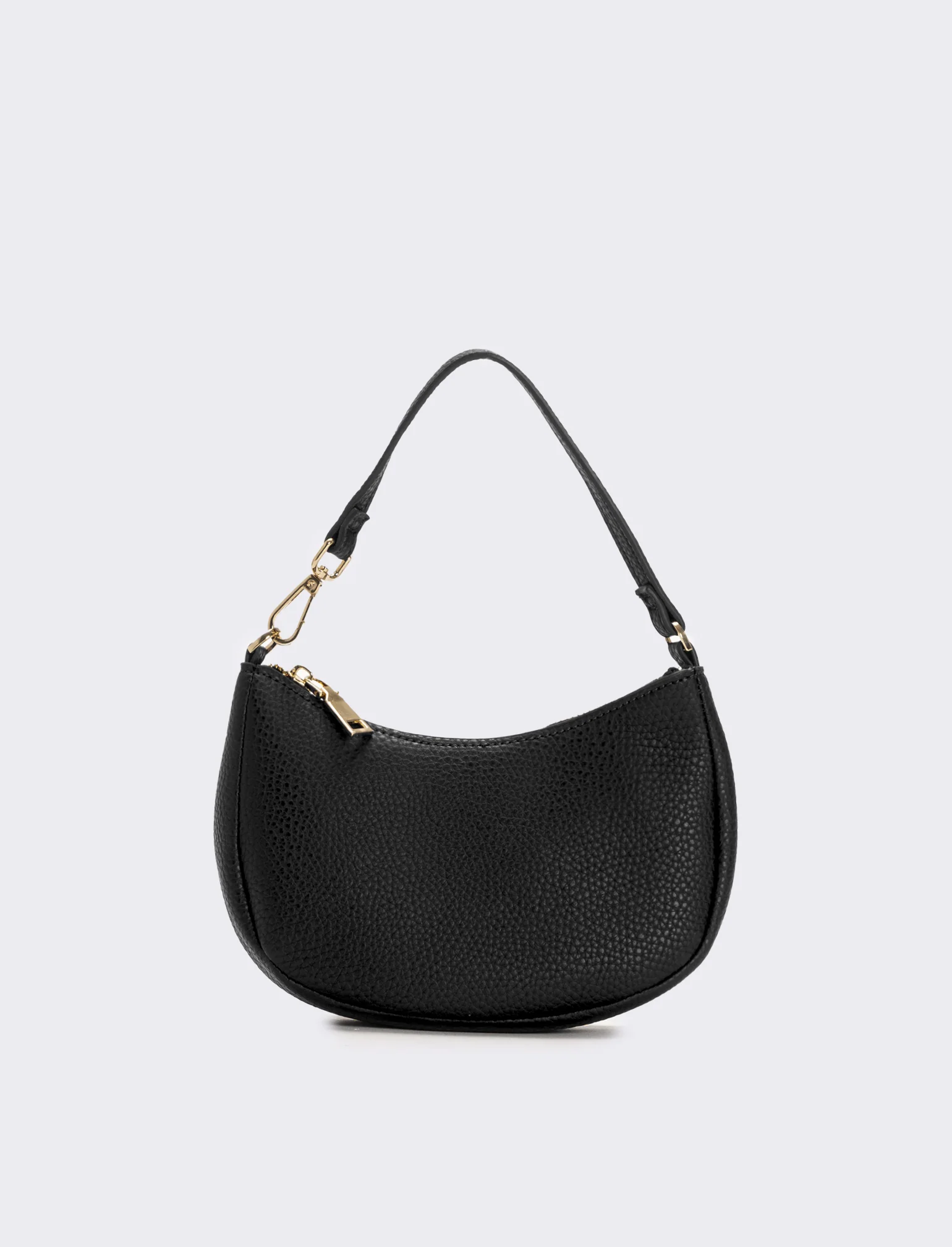 Borsa piccola mezzaluna - Nero