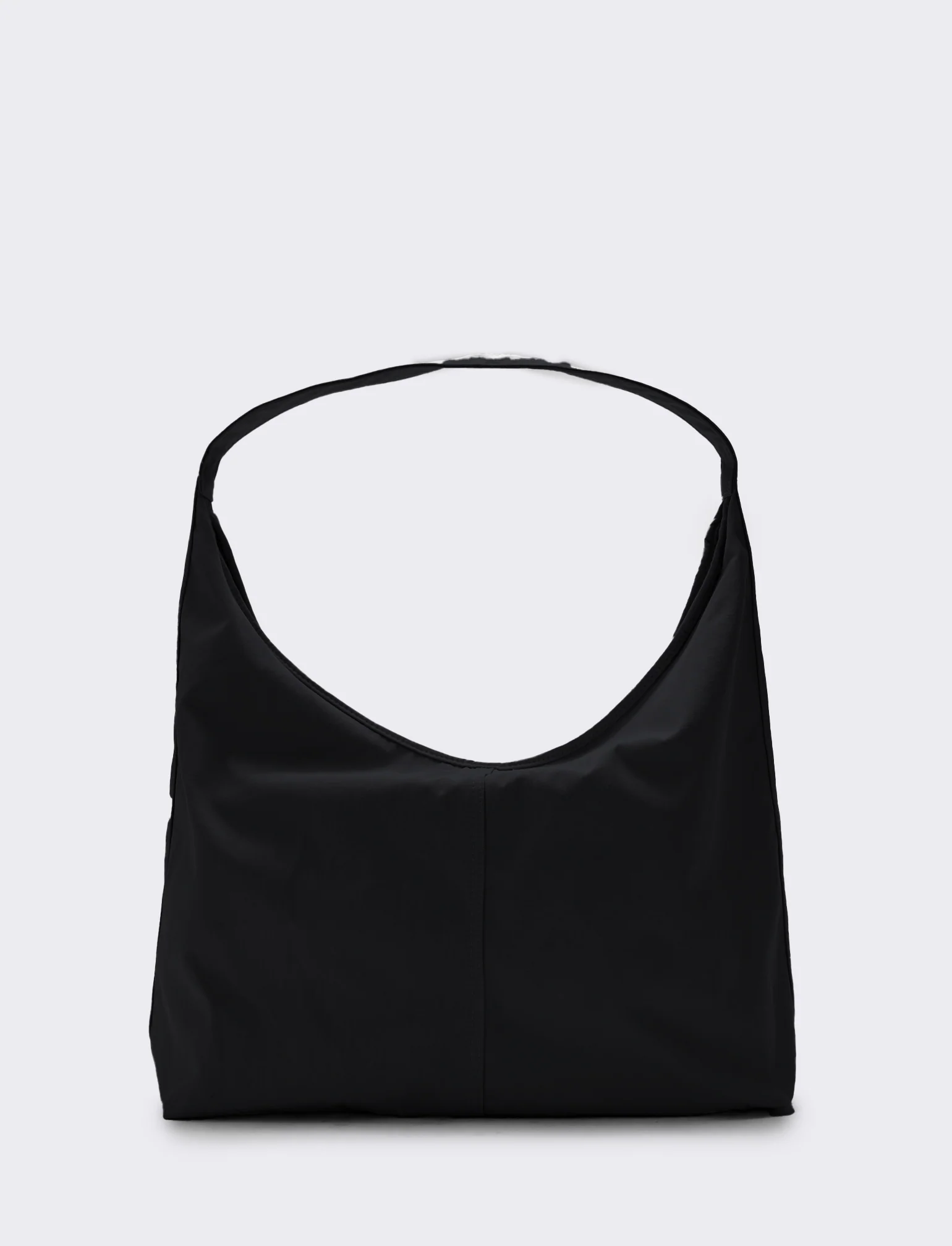Borsa sacca in nylon grande - Nero - Image 2