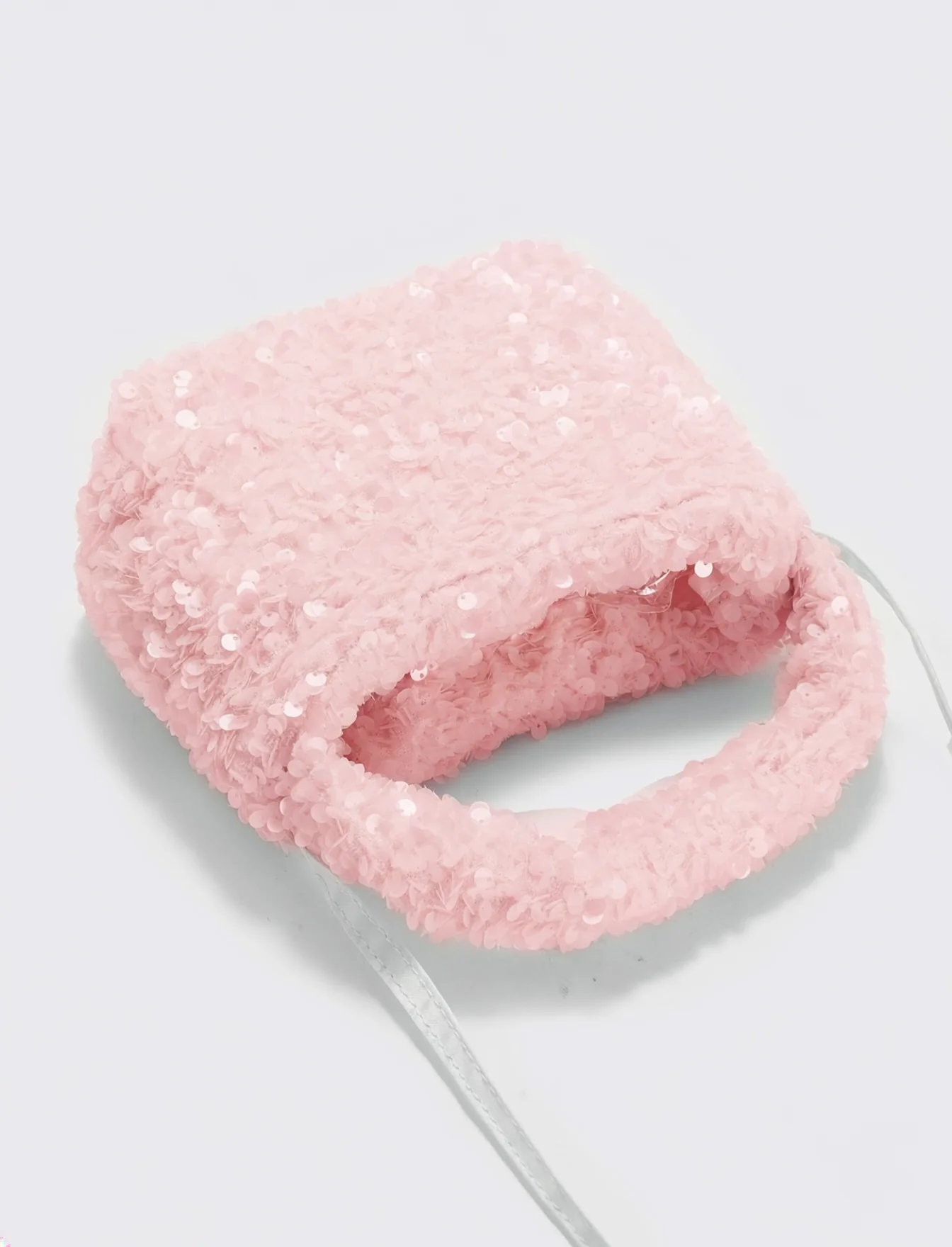 Borsetta bambina con paillettes brillanti - Rosa - Image 2