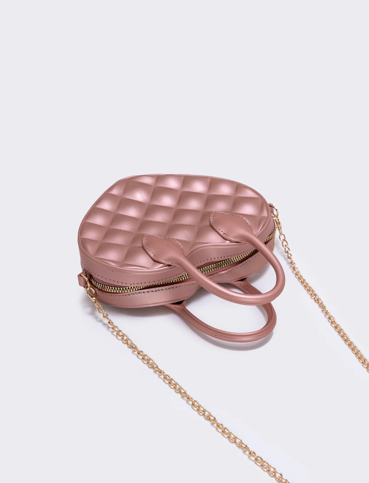 Borsetta bambina cuore trapuntato rosa - Rosa - Image 2