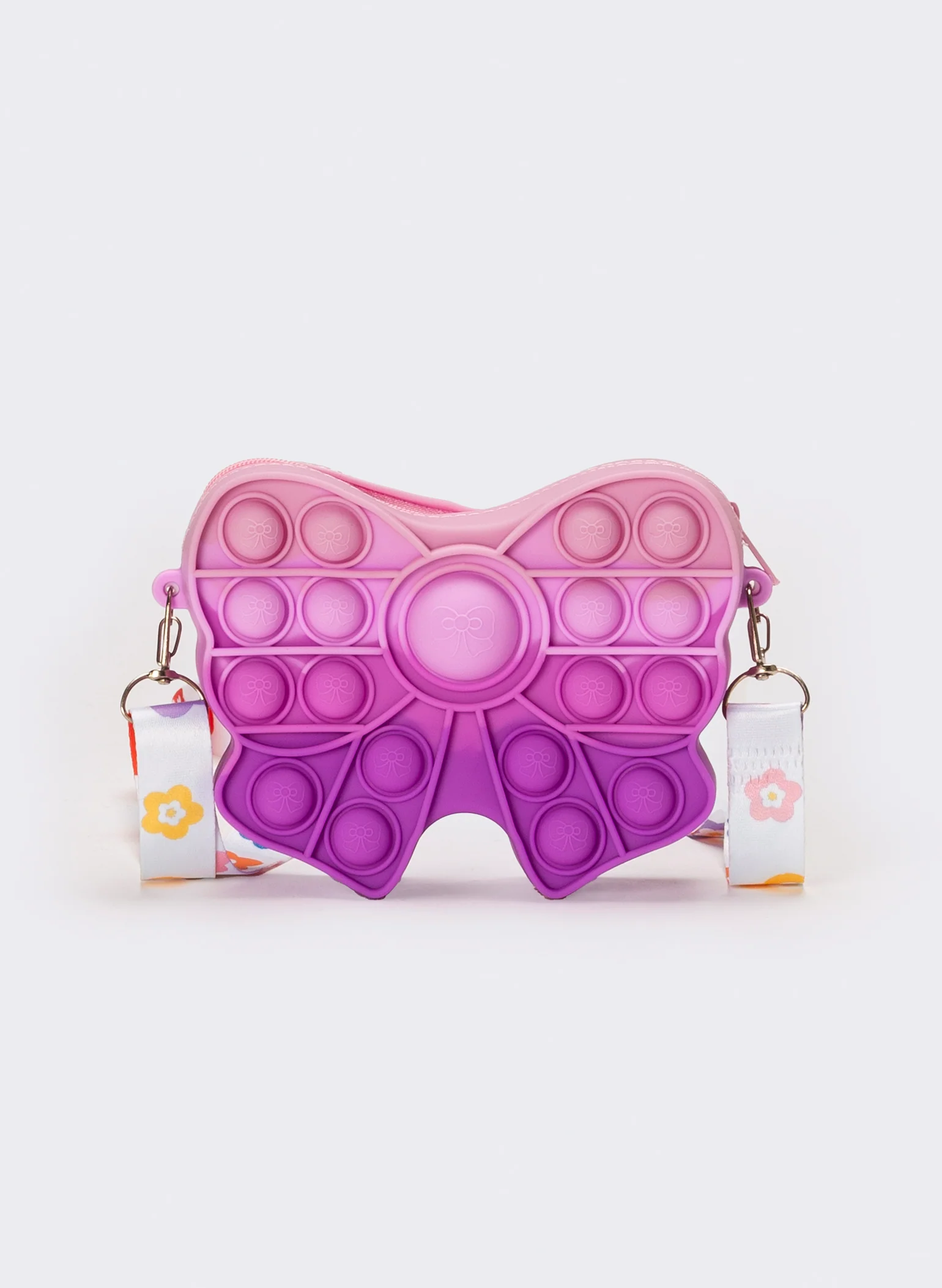 Borsetta bambina fiocco pop it - Lilla
