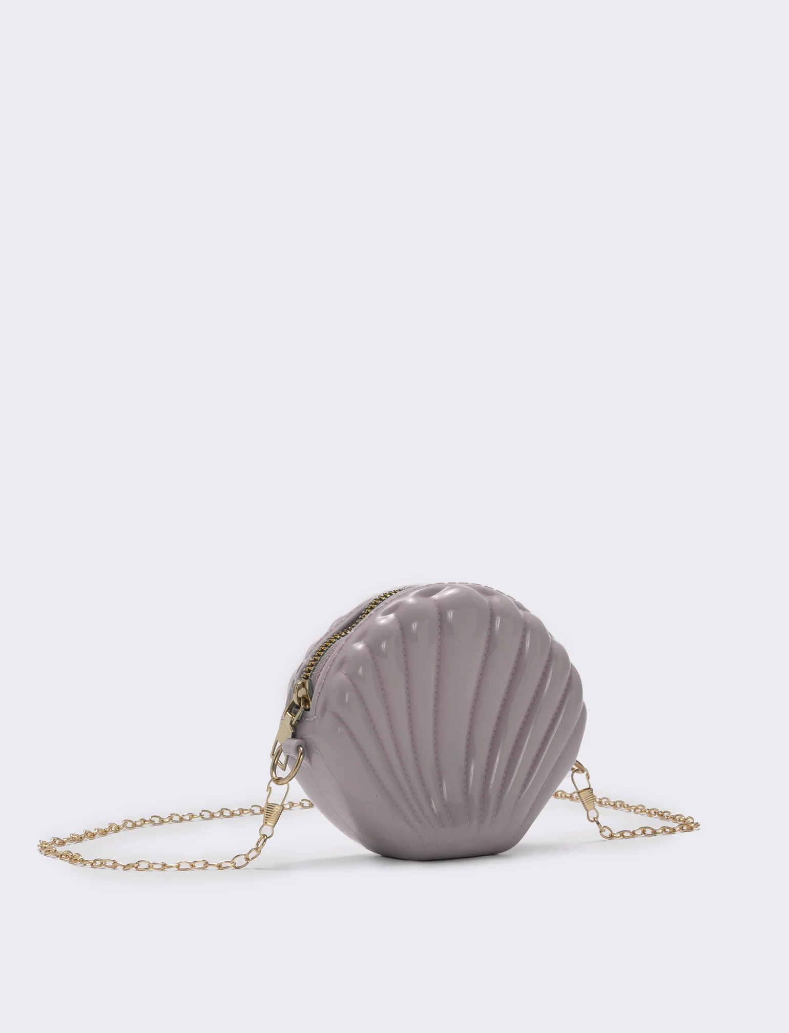Borsetta conchiglia in PVC per bambina - Rosa chiaro - Image 2