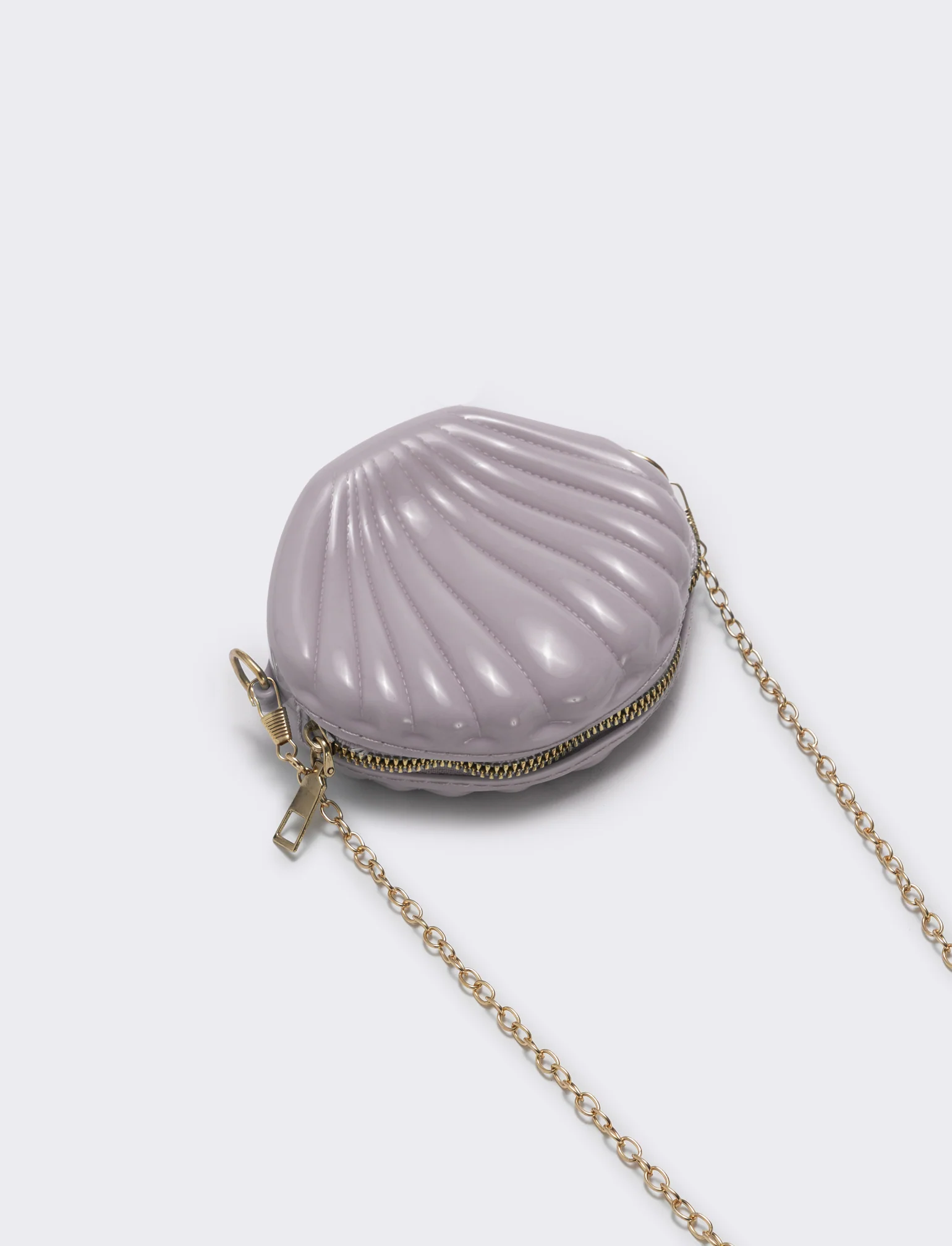 Borsetta conchiglia in PVC per bambina - Rosa chiaro - Image 3
