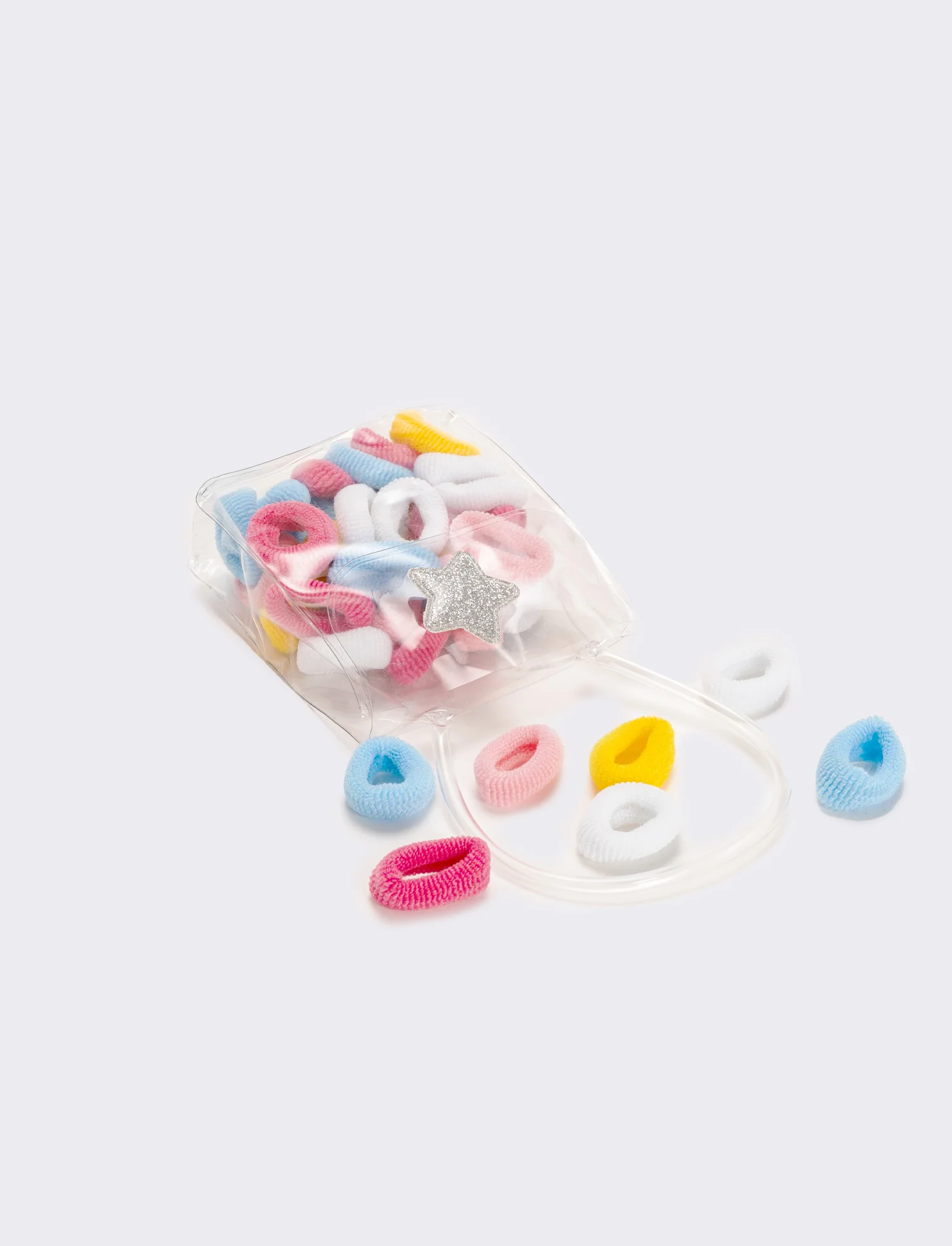 Borsetta per elastici per capelli - Argento - Image 2