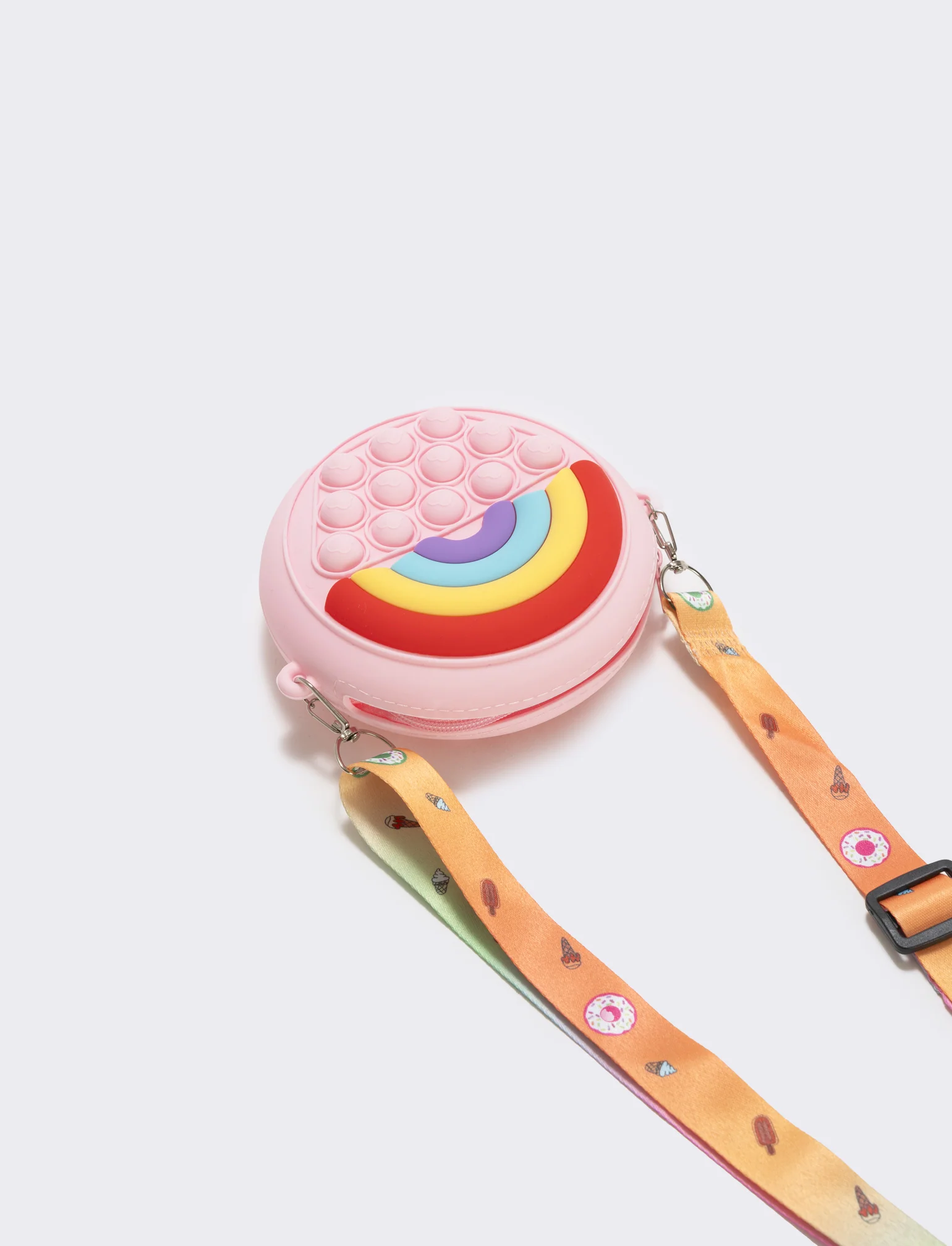 Borsetta pop it arcobaleno divertente - Rosa - Image 2