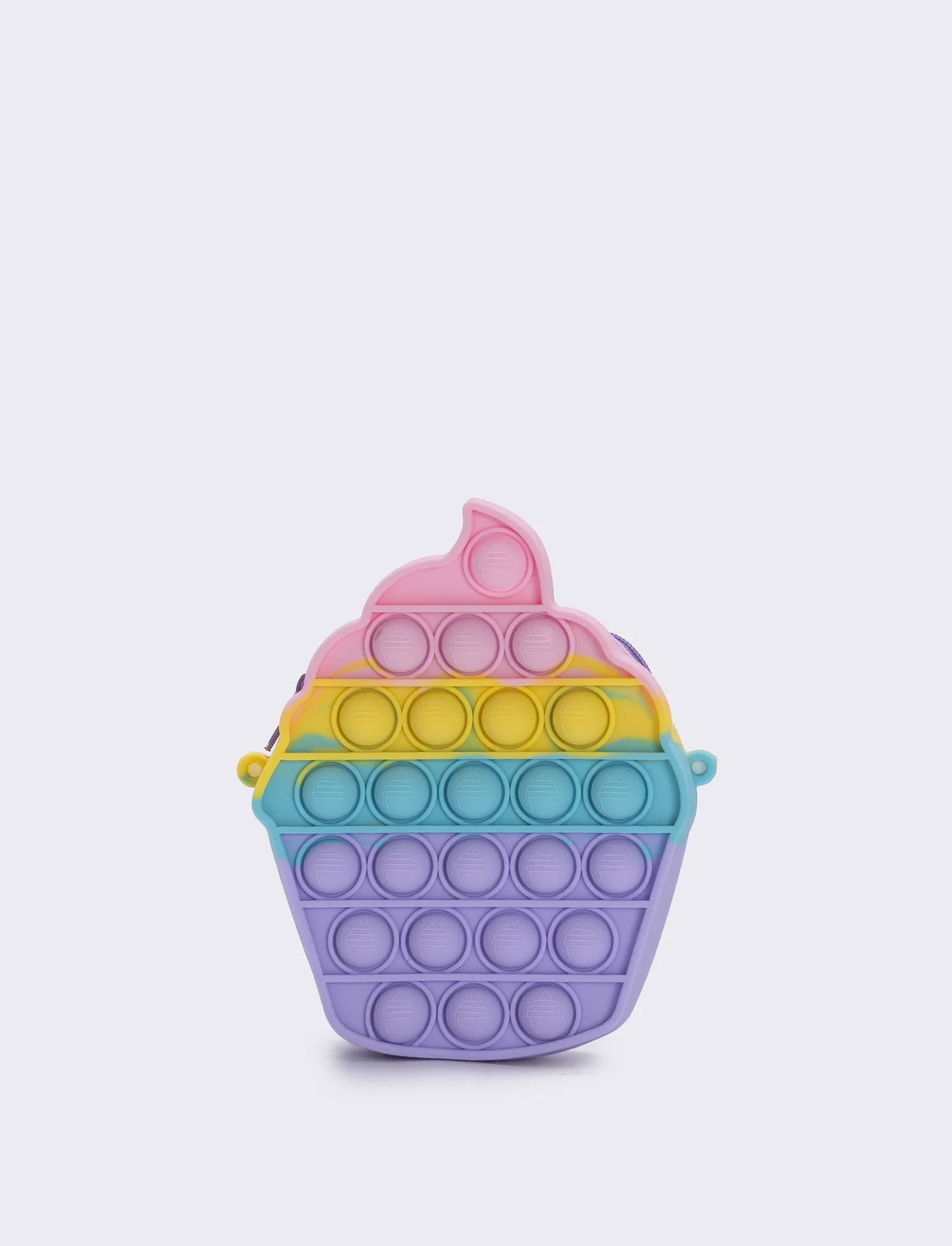 Borsetta pop it cupcake e paperella - Lilla