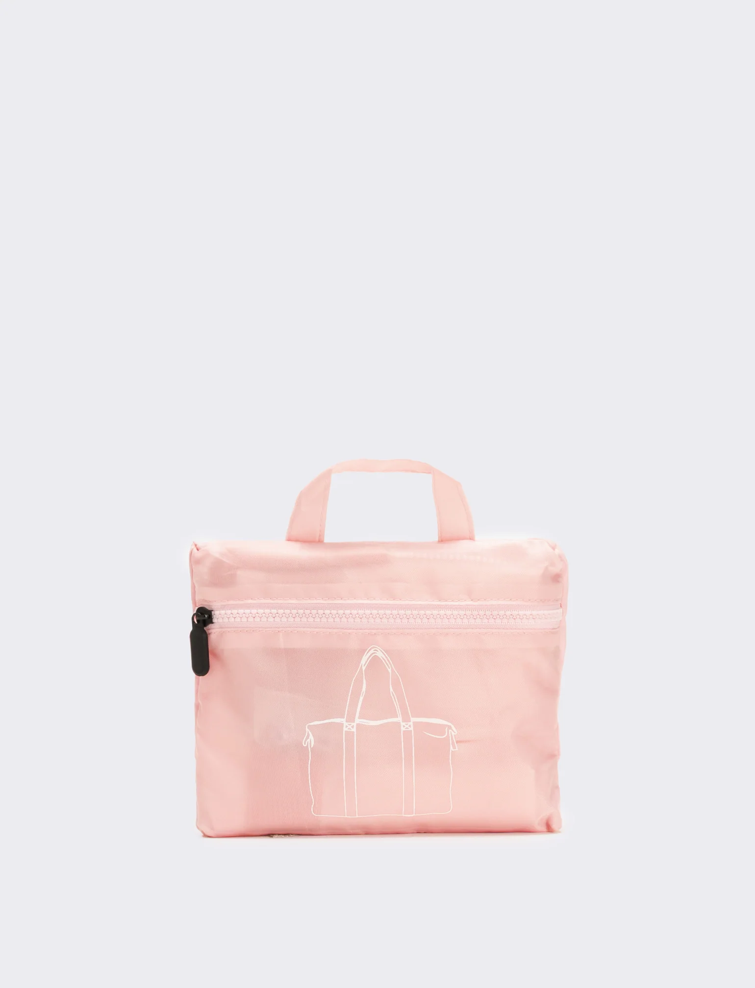 Borsone donna da viaggio in nylon - Rosa - Image 2