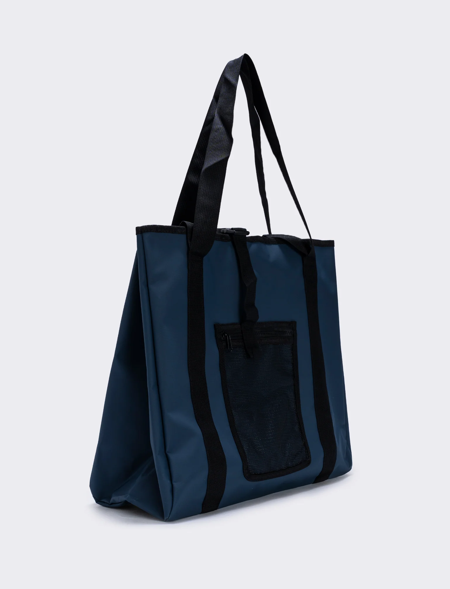 Borsone gommato con tasche uomo - Blu navy - Image 2