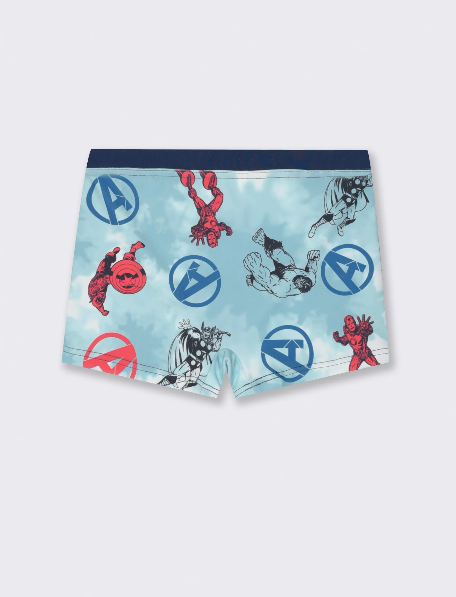 Boxer stampato Marvel da bambino - navy - Image 3