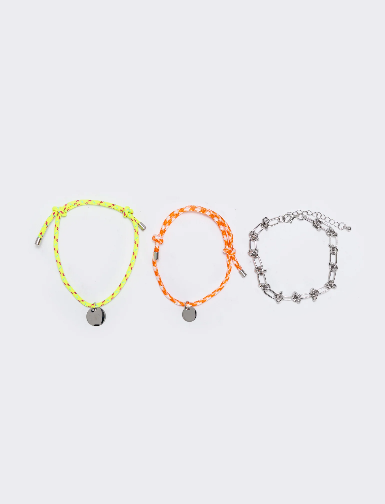 Bracciale colorato in tessuto elegante - Rosso