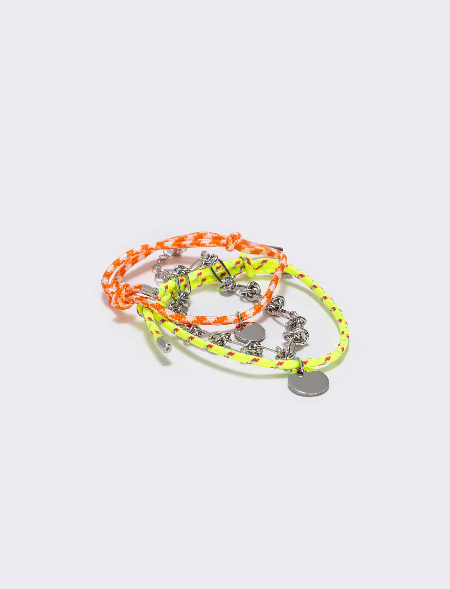 Bracciale colorato in tessuto elegante - Rosso - Image 2