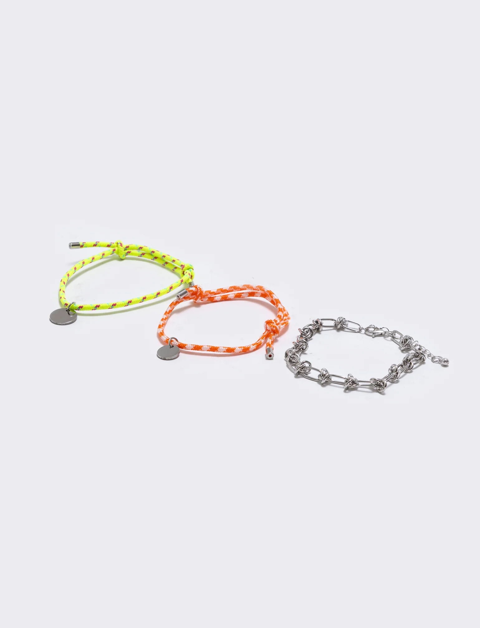 Bracciale colorato in tessuto elegante - Rosso - Image 3