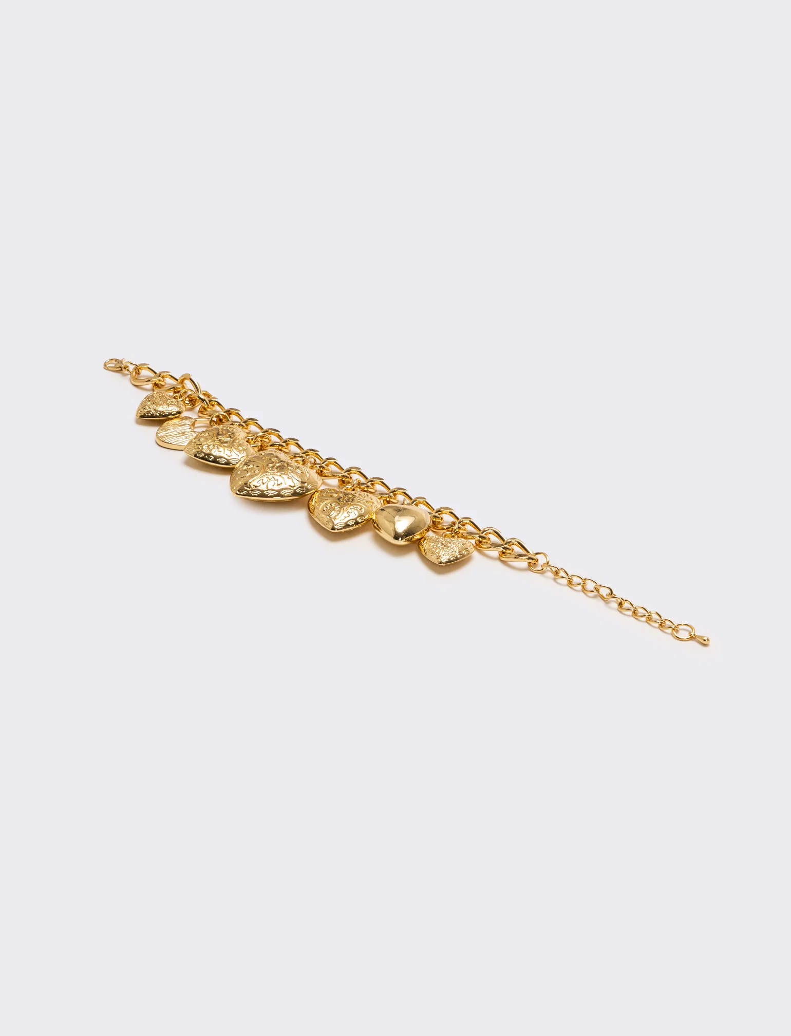 Bracciale con pendenti femminile elegante - Oro - Image 3