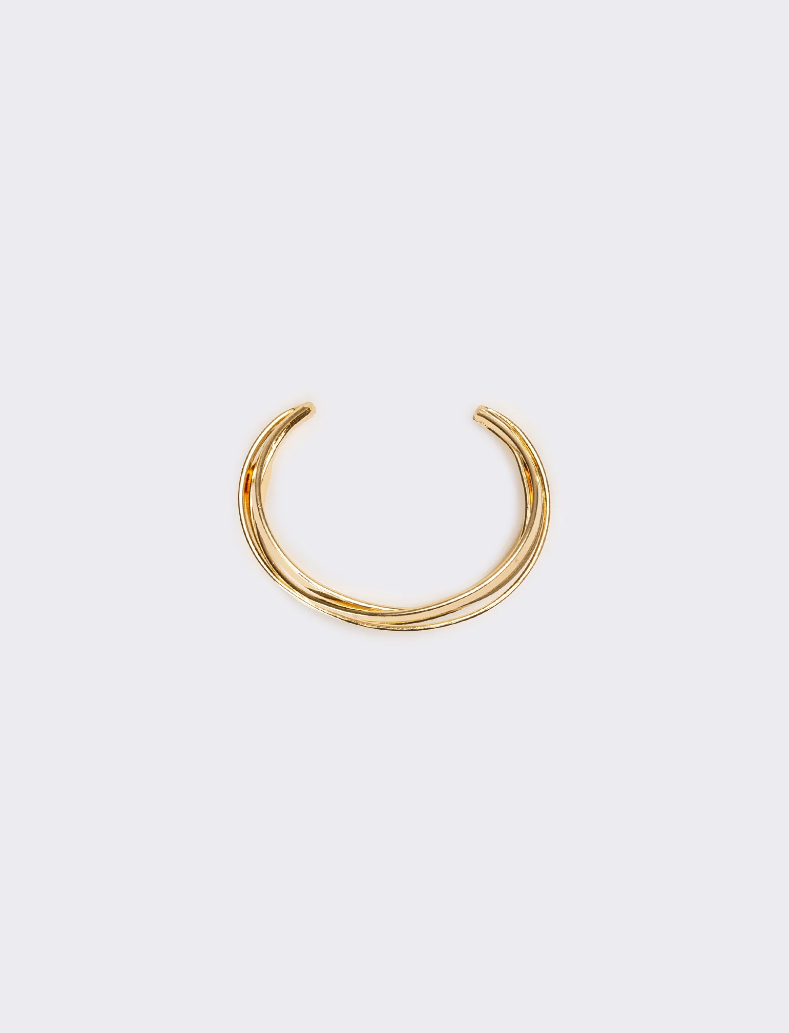 Bracciale donna 5 fili rigido aperto - Oro - Image 3
