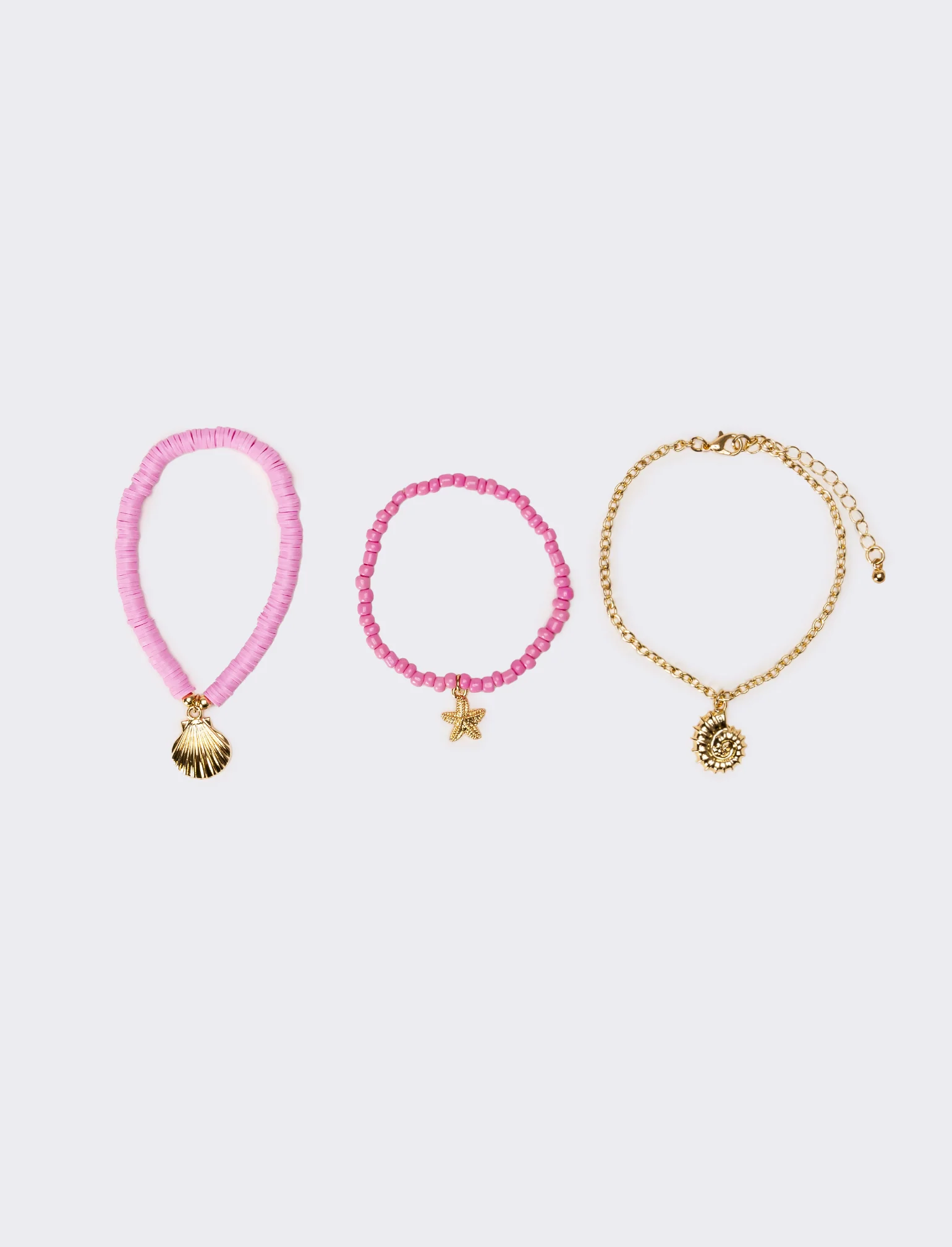 Bracciale donna con soggetti mare - Fuxia
