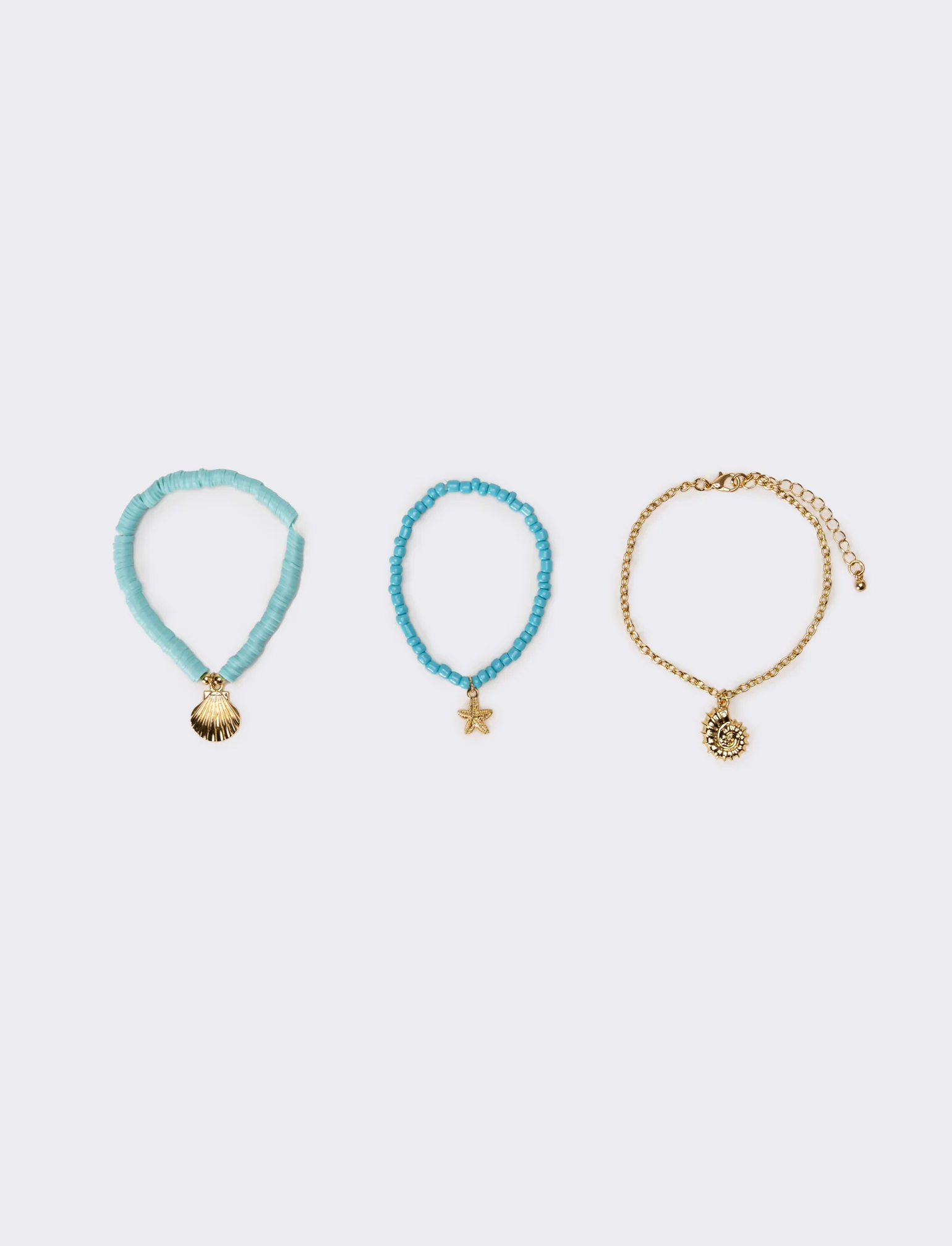 Bracciale donna con soggetti mare - Turchese