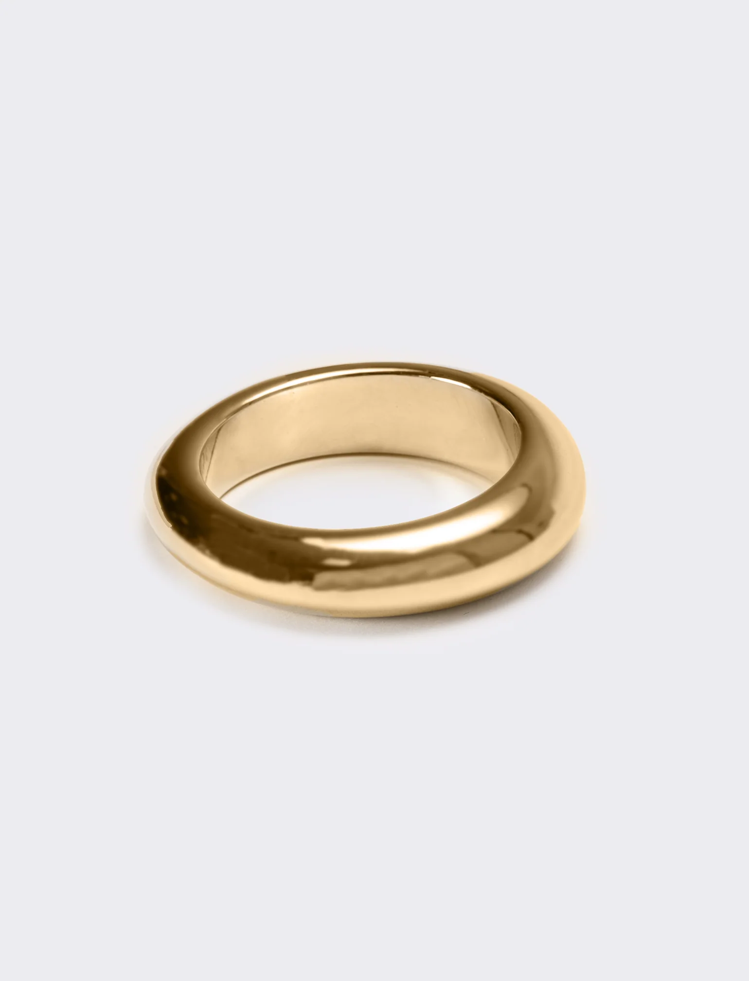 Bracciale donna rigido bombato - Oro - Image 2