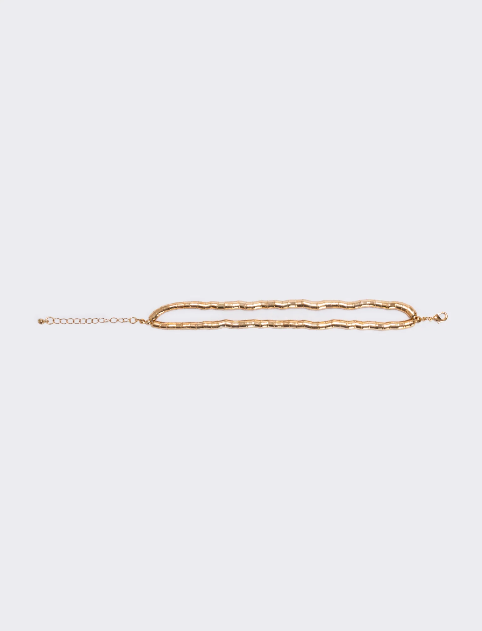 Bracciale doppio filo effetto snake - Oro - Image 2