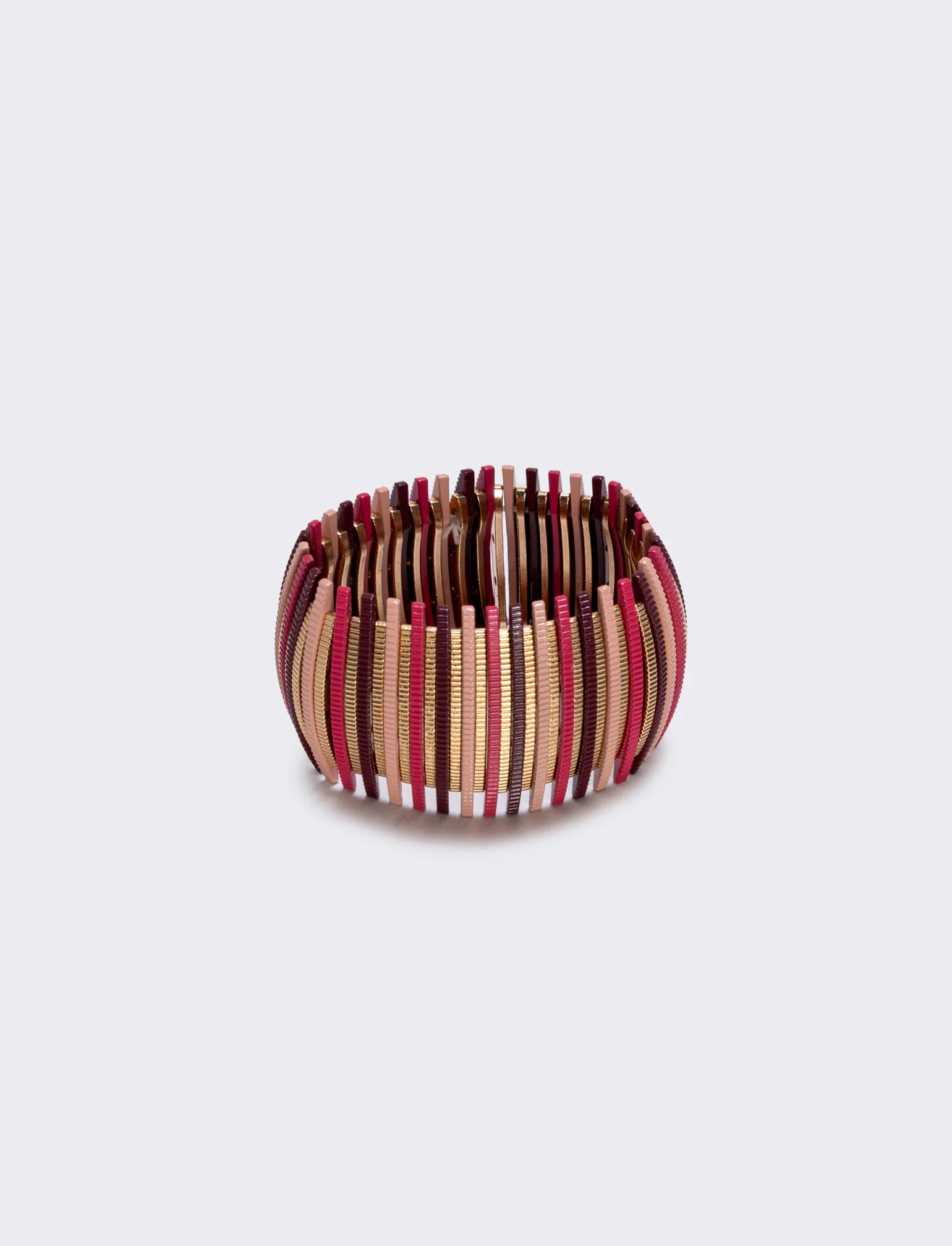 Bracciale elastico con barrette colorate - Rosa - Image 2