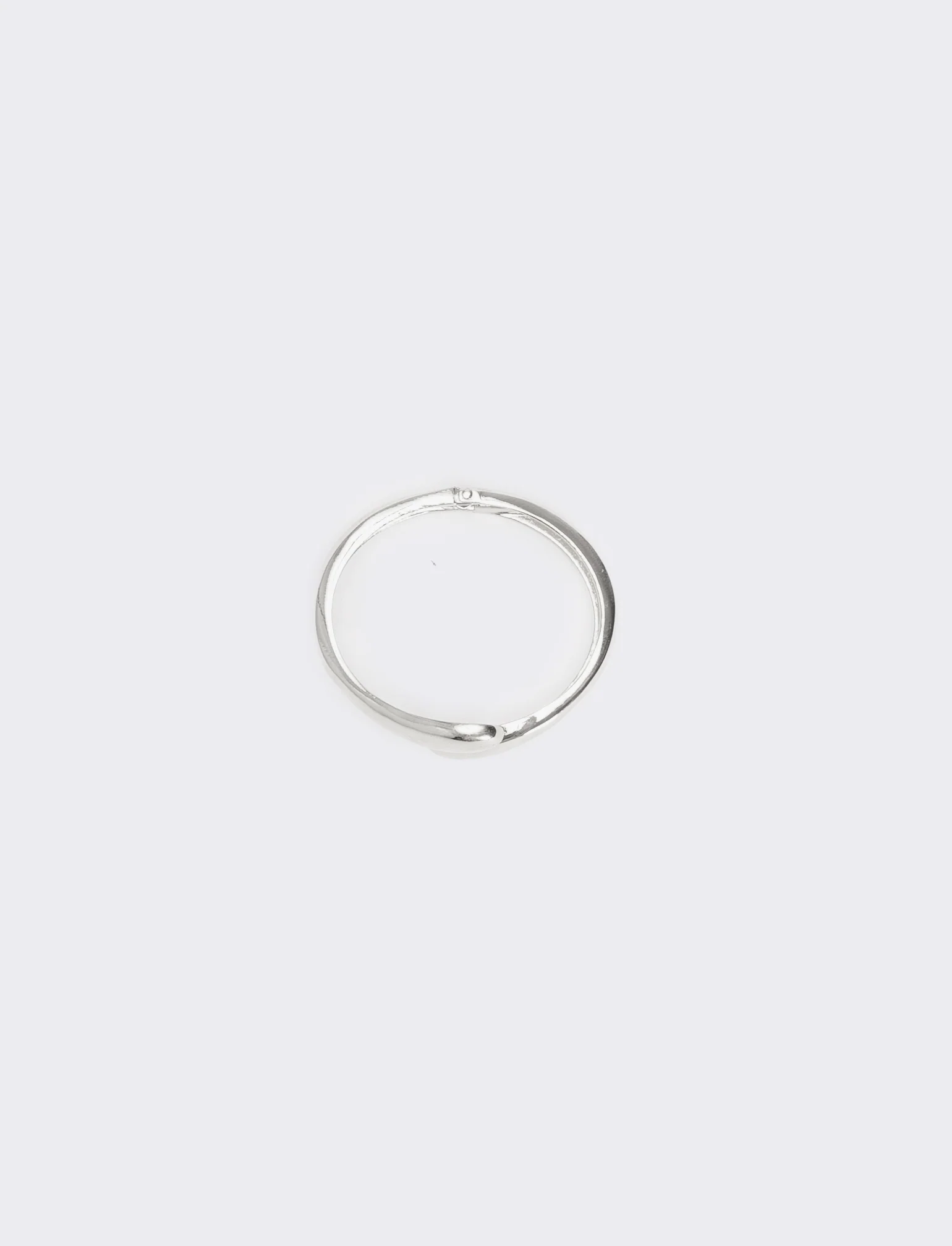 Bracciale rigido chiusura goccia - Argento - Image 3