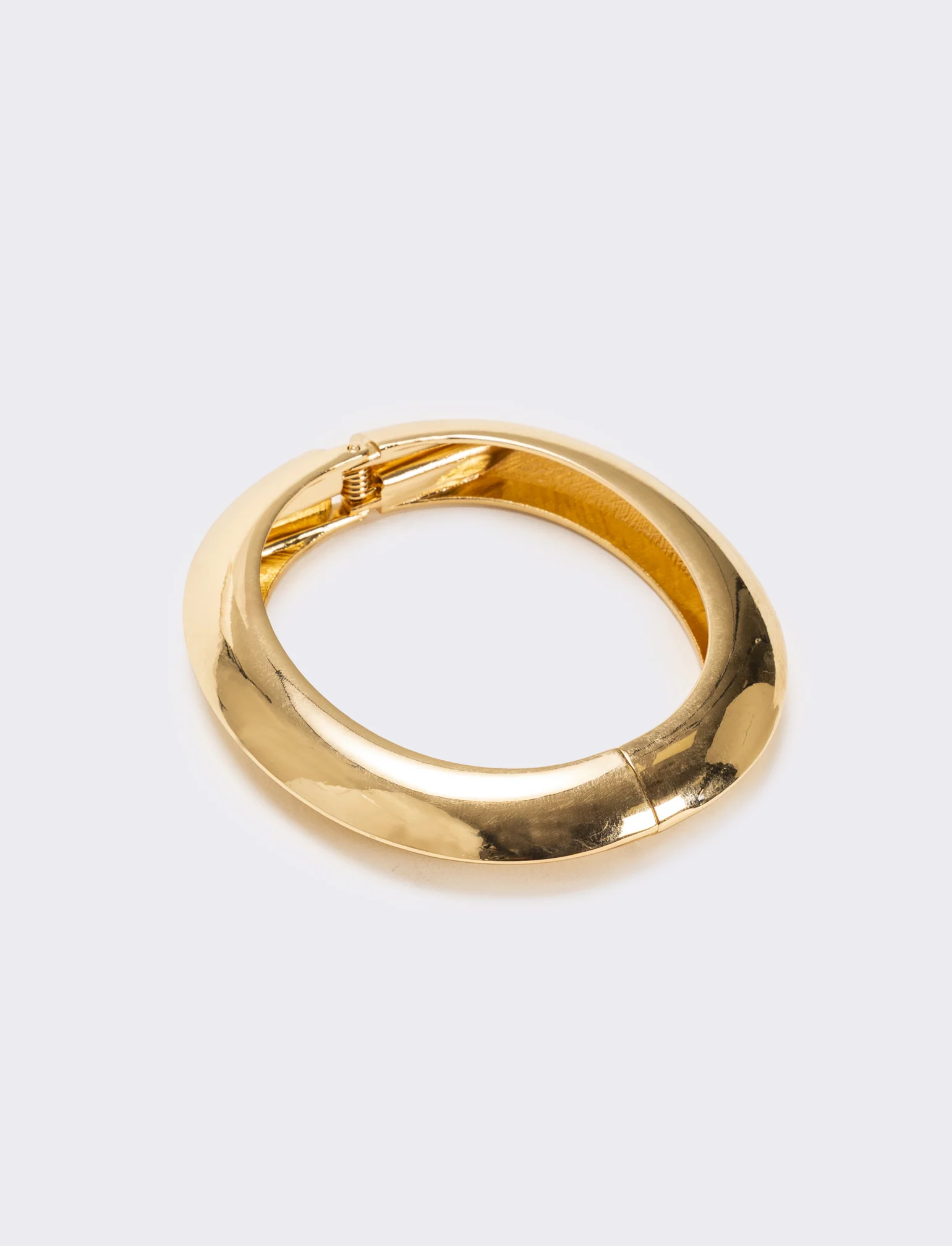 Bracciale rigido liscio - Oro - Image 2