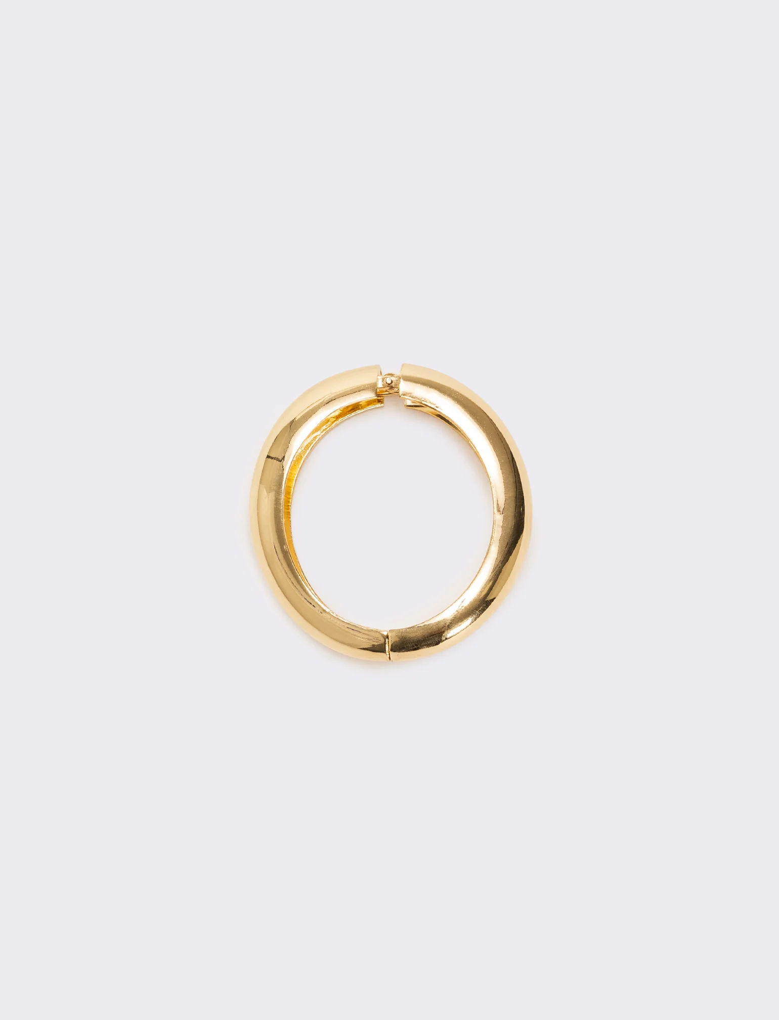 Bracciale rigido tubolare liscio - Oro