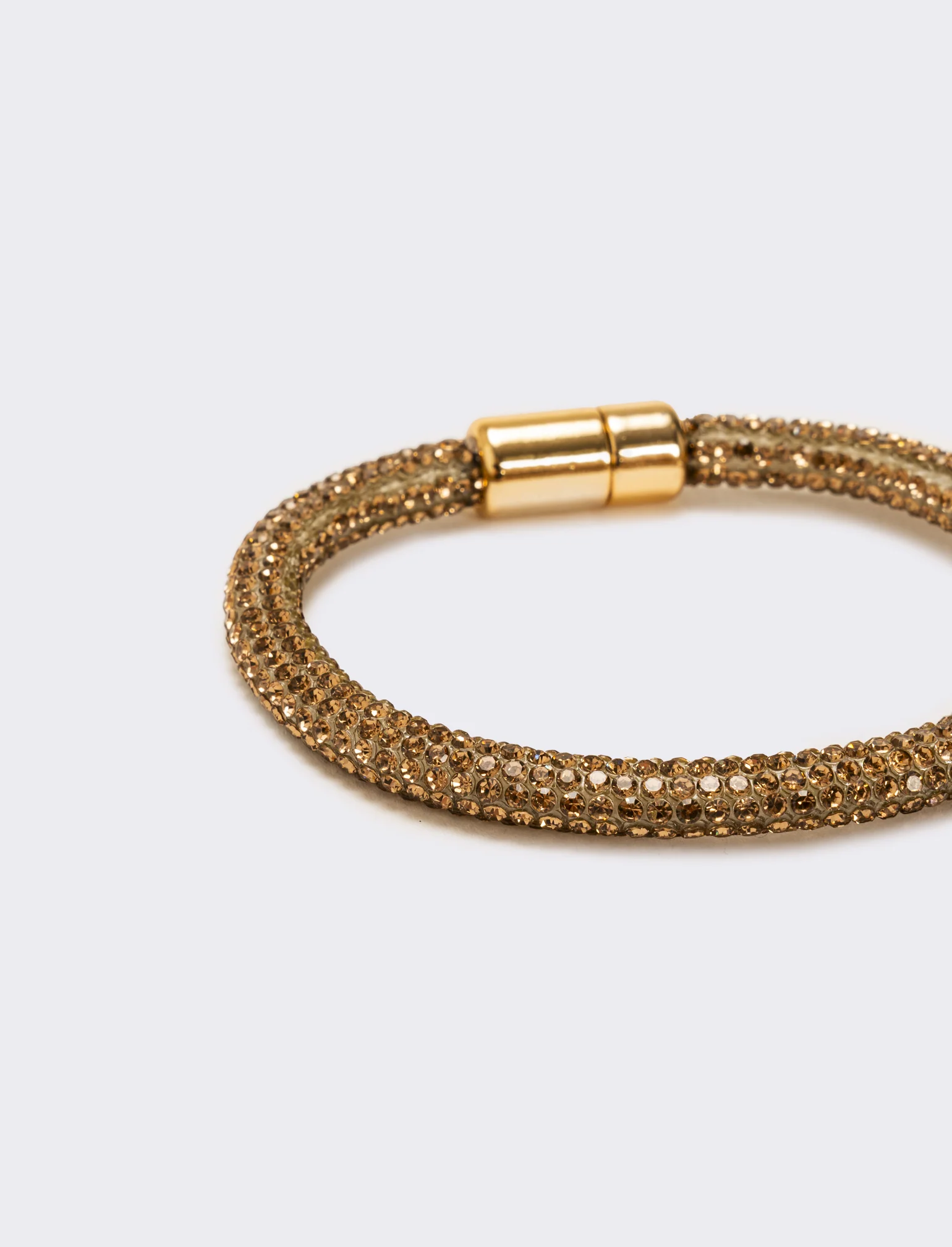Bracciale strass chiusura a calamita - Bronzo - Image 3