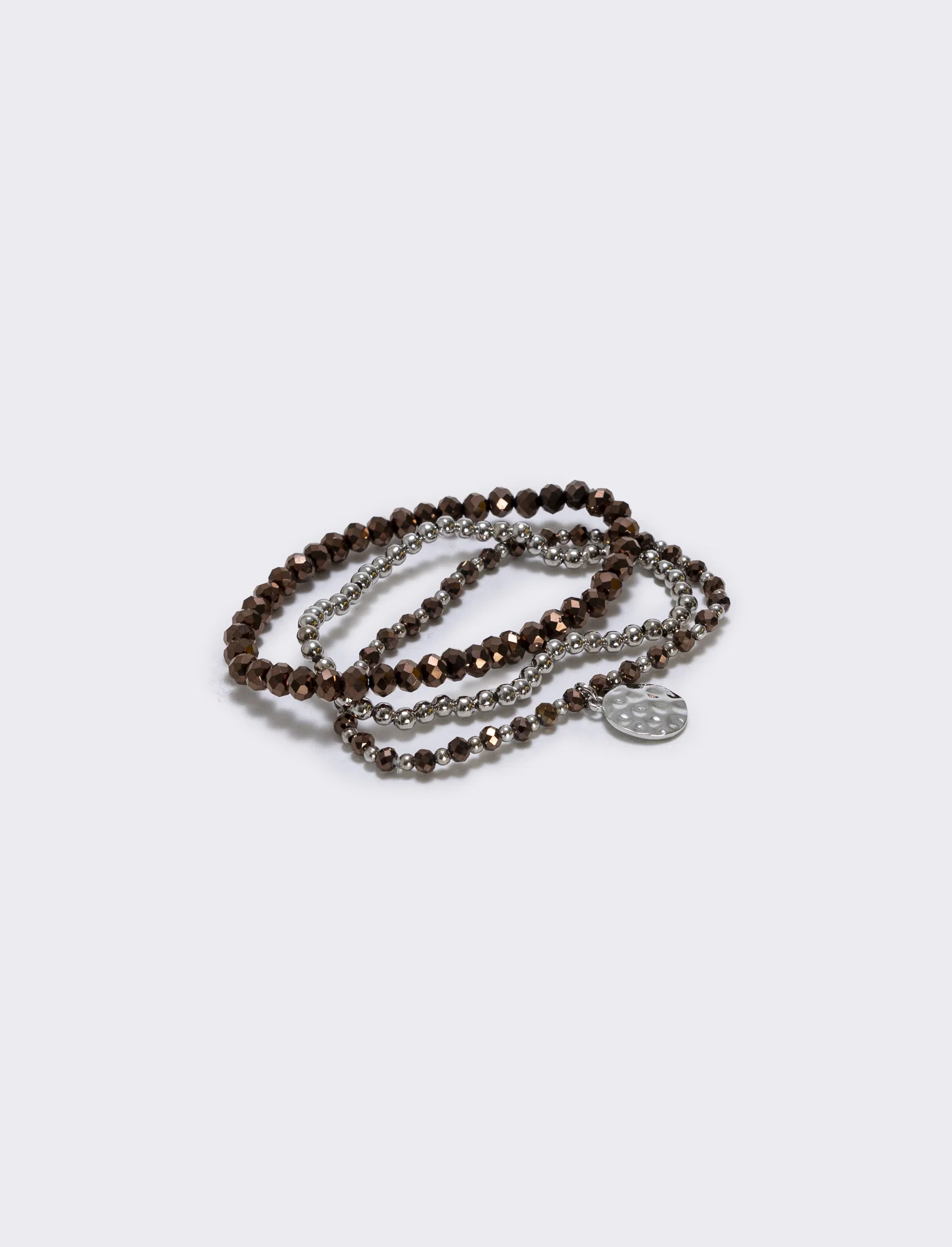 Bracciale tre fili con medaglina - Bronzo