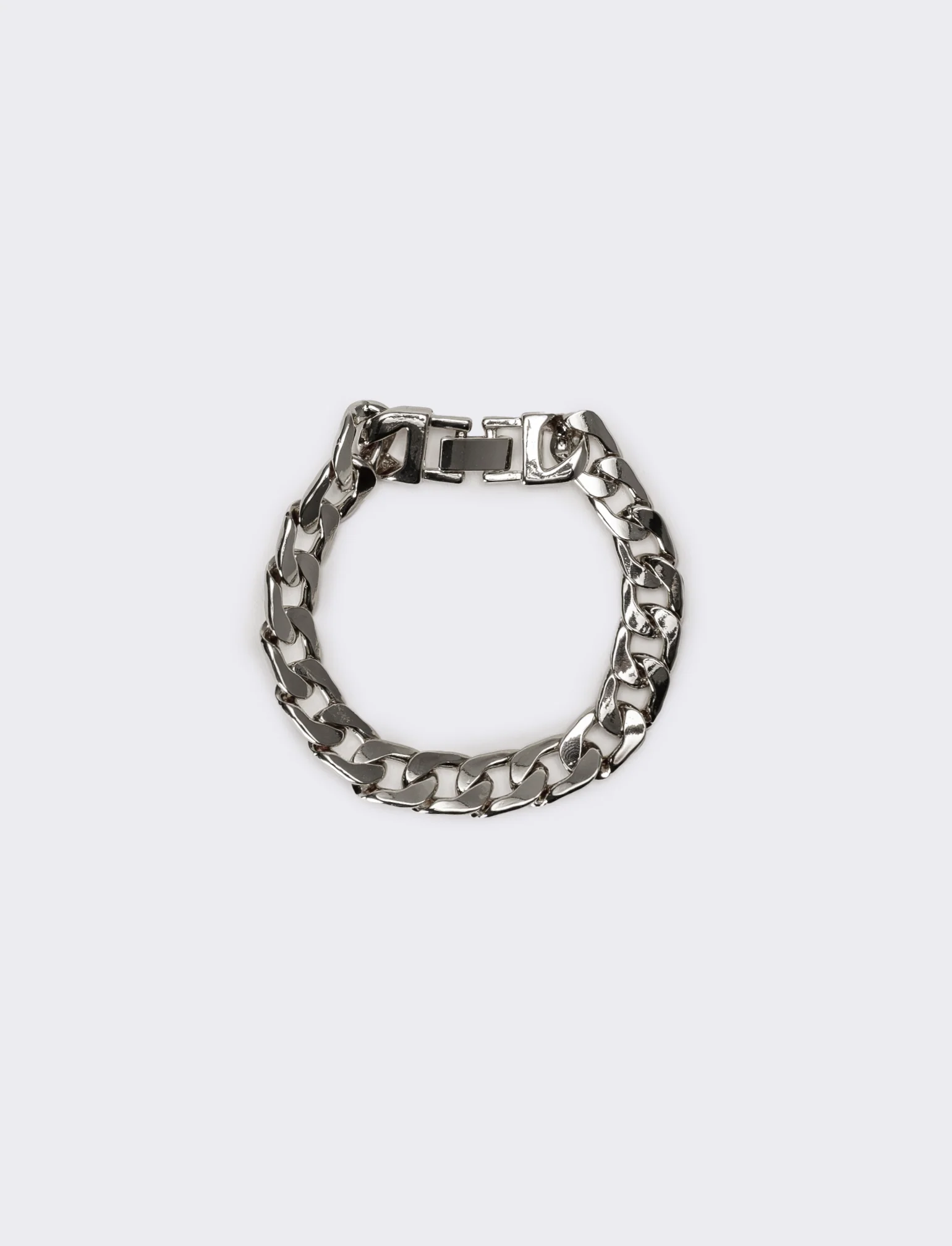 Bracciale uomo catena larga - Argento
